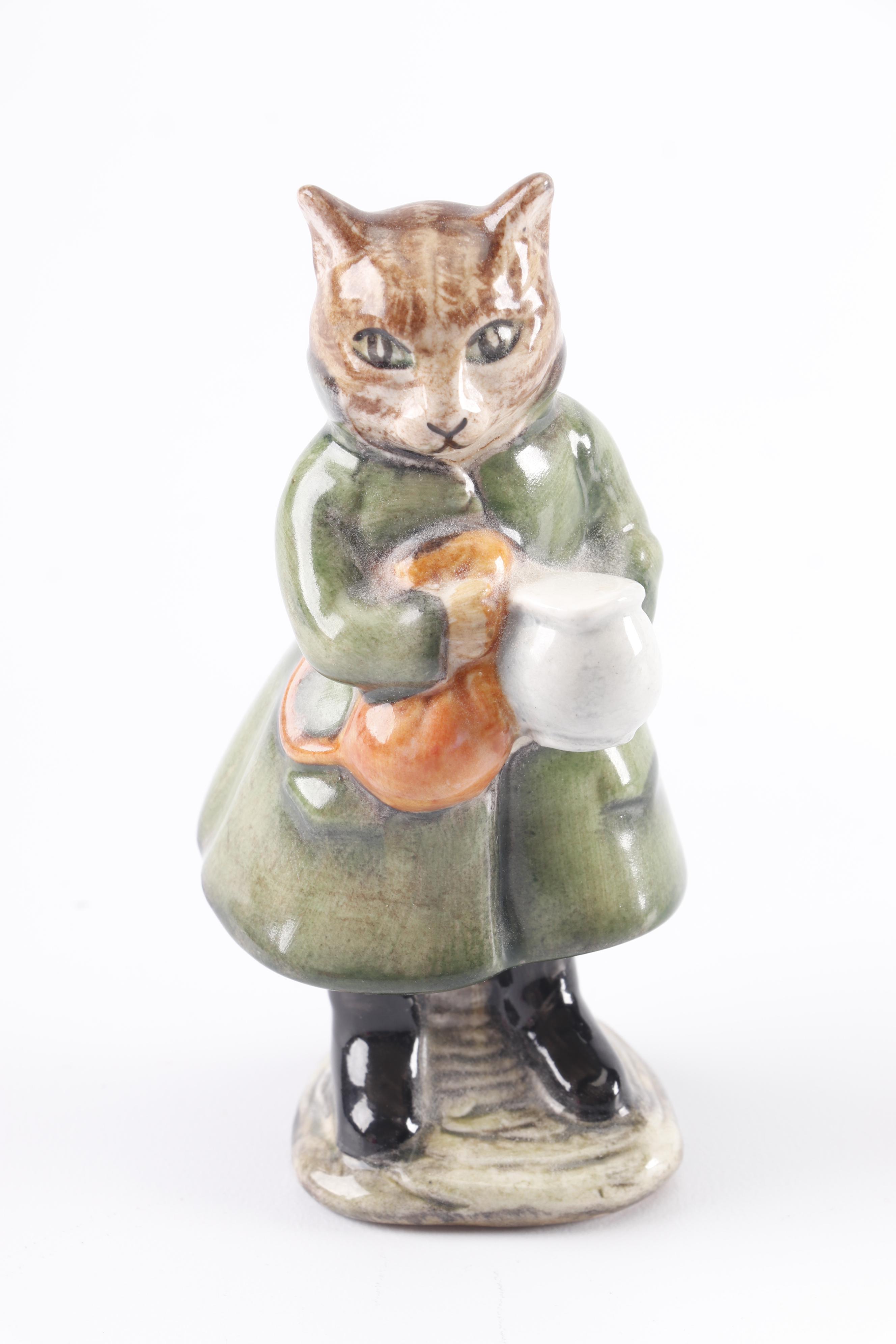 Beswick Beatrix Potter Porcelain Cat Figurines by F. Warne