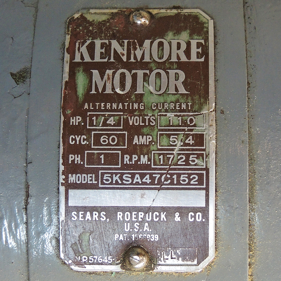 Vintage Sears Roebuck & Co. Craftsman Machinist Lathe