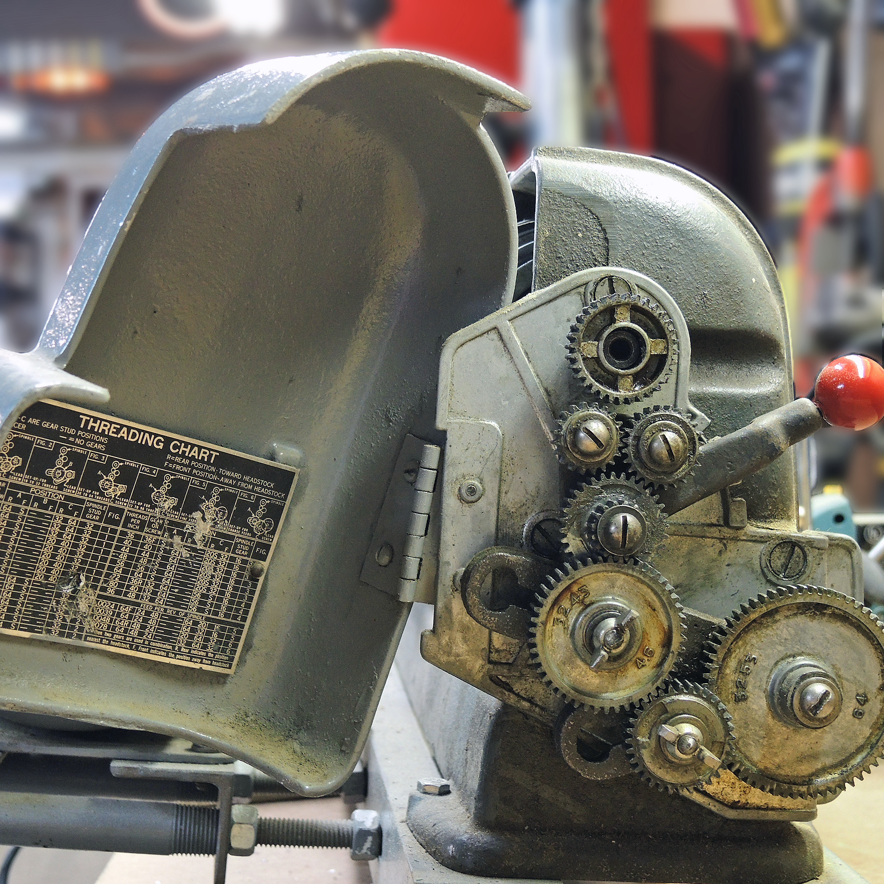 Vintage Sears Roebuck & Co. Craftsman Machinist Lathe
