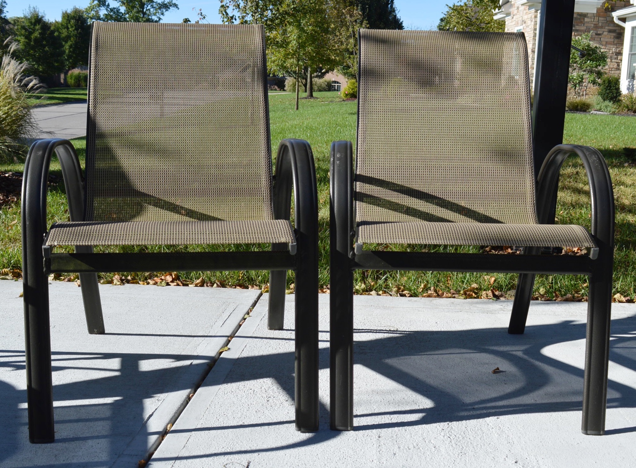 Pair of Chaise Pool Loungers and Chairs