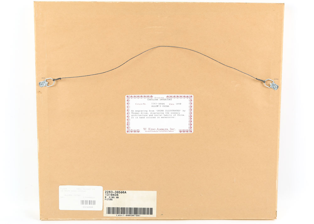 Hand-Colored Engravings after Thomas Allom from "China Illustrated"