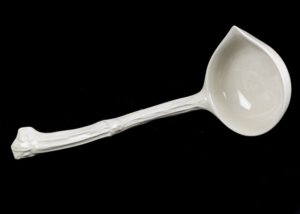 Vinatge Red Cliff Ironstone "Grape" Soup Tureen and Ladle