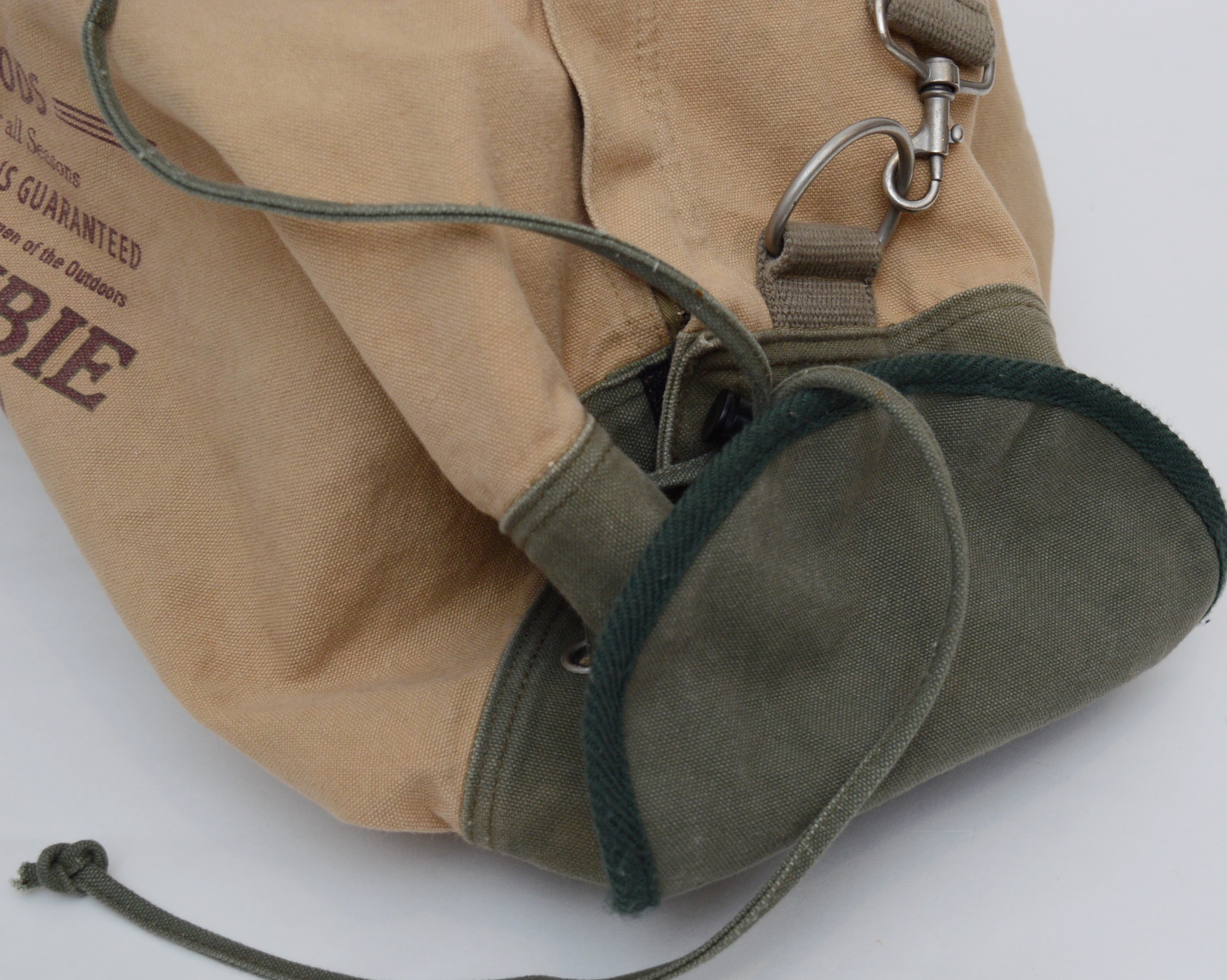 Vintage Abercrombie & Fitch Co. Canvas Duffle Bag