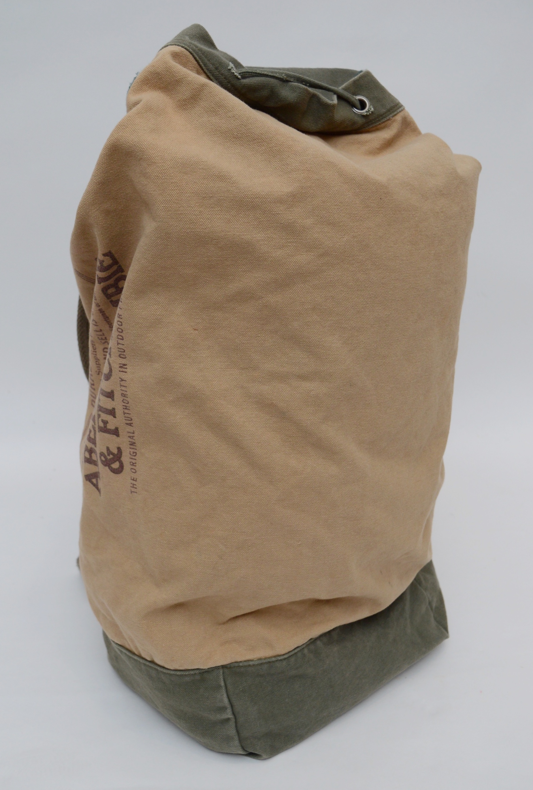 Vintage Abercrombie & Fitch Co. Canvas Duffle Bag