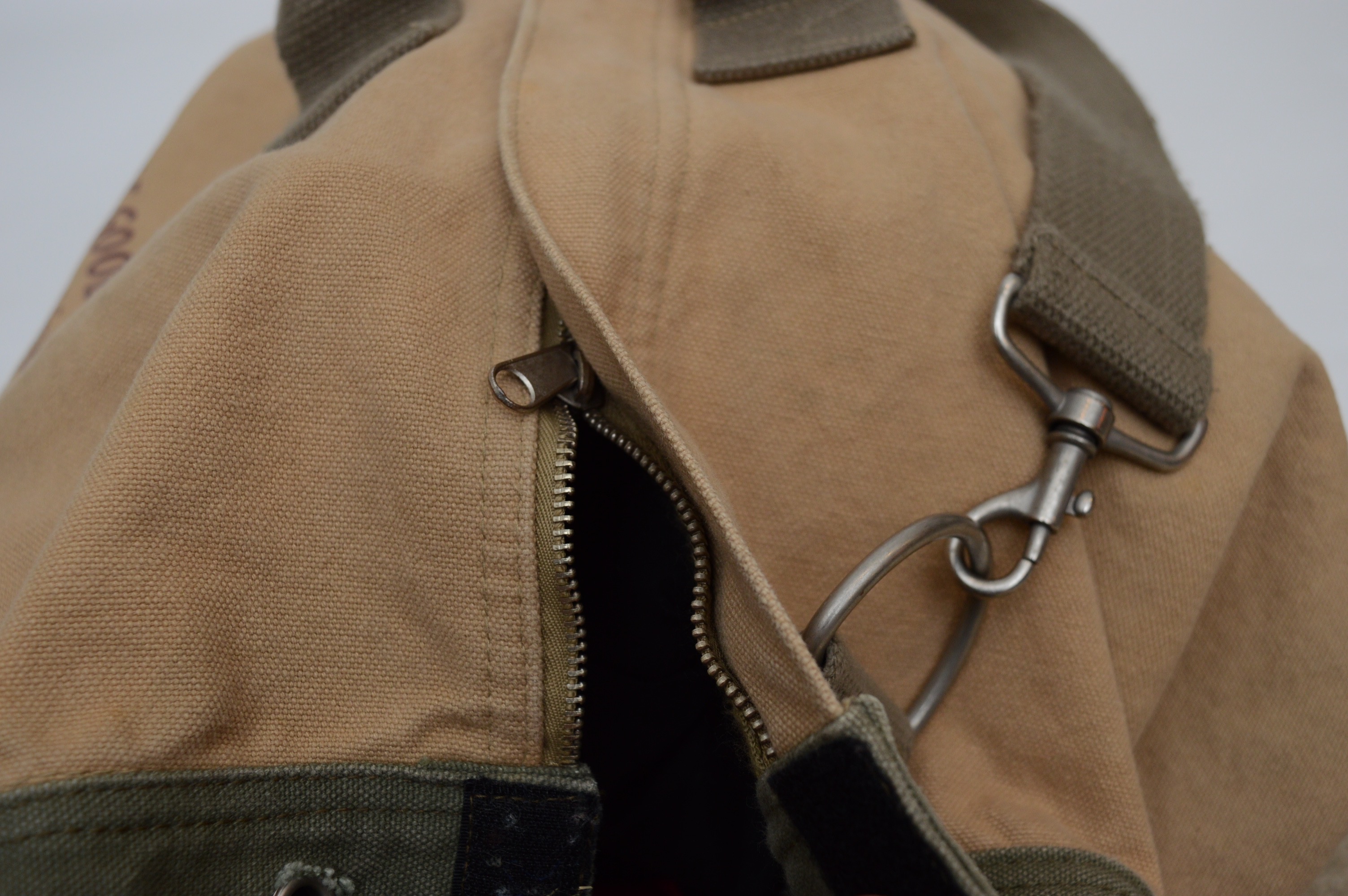 Vintage Abercrombie & Fitch Co. Canvas Duffle Bag