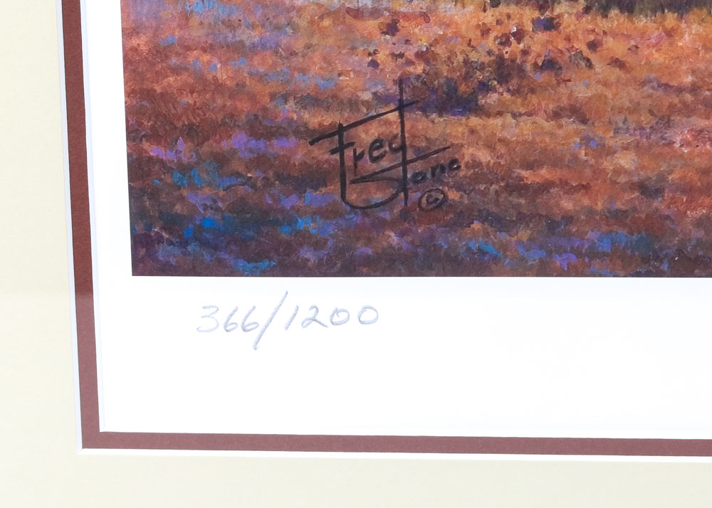 Fred Stone Signed Limited Edition Lithograph "A Legacy of Hope - Barbaro"