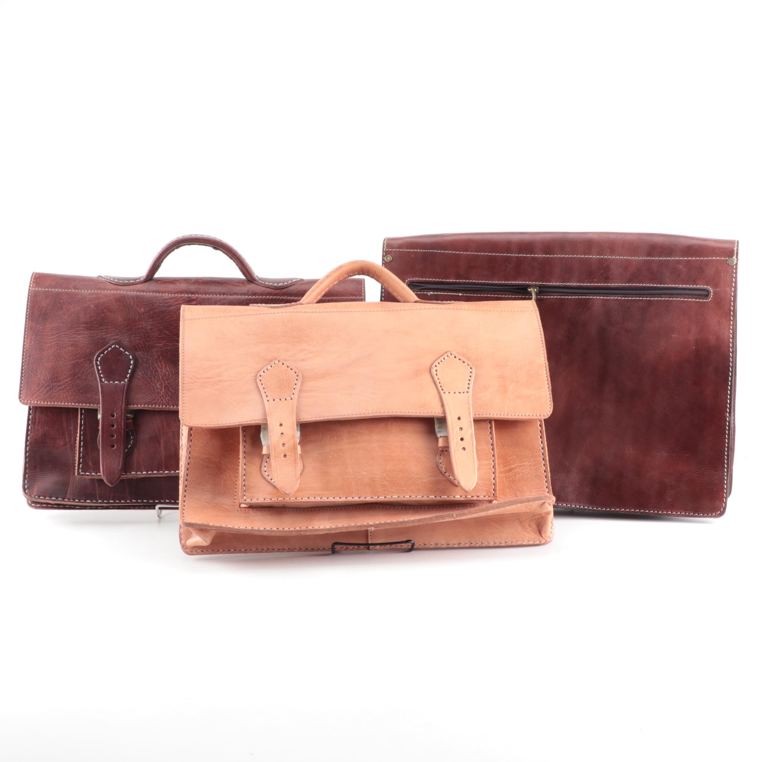 Vintage Inspired Leather Briefcases and Attaché Case