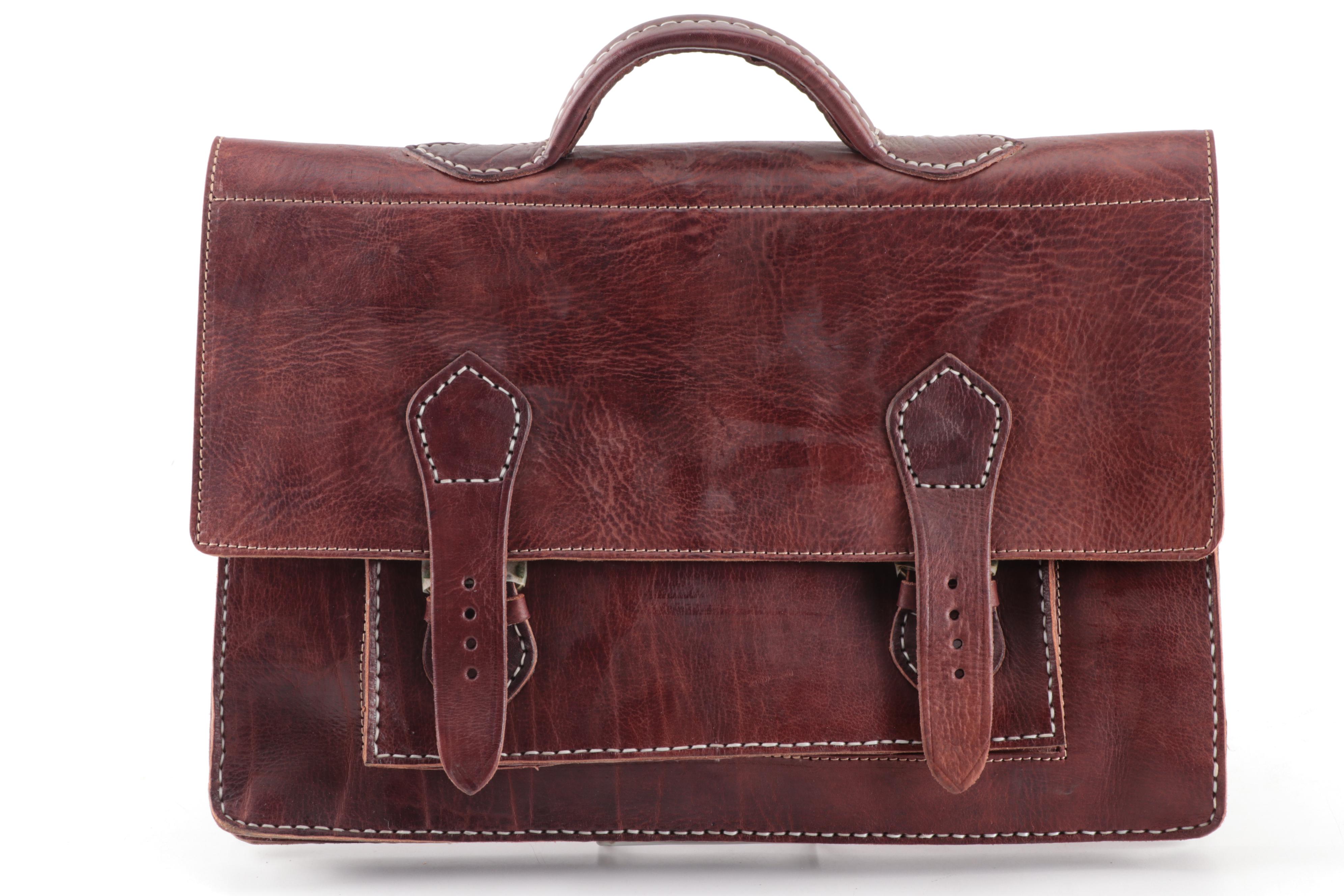 Vintage Inspired Leather Briefcases and Attaché Case