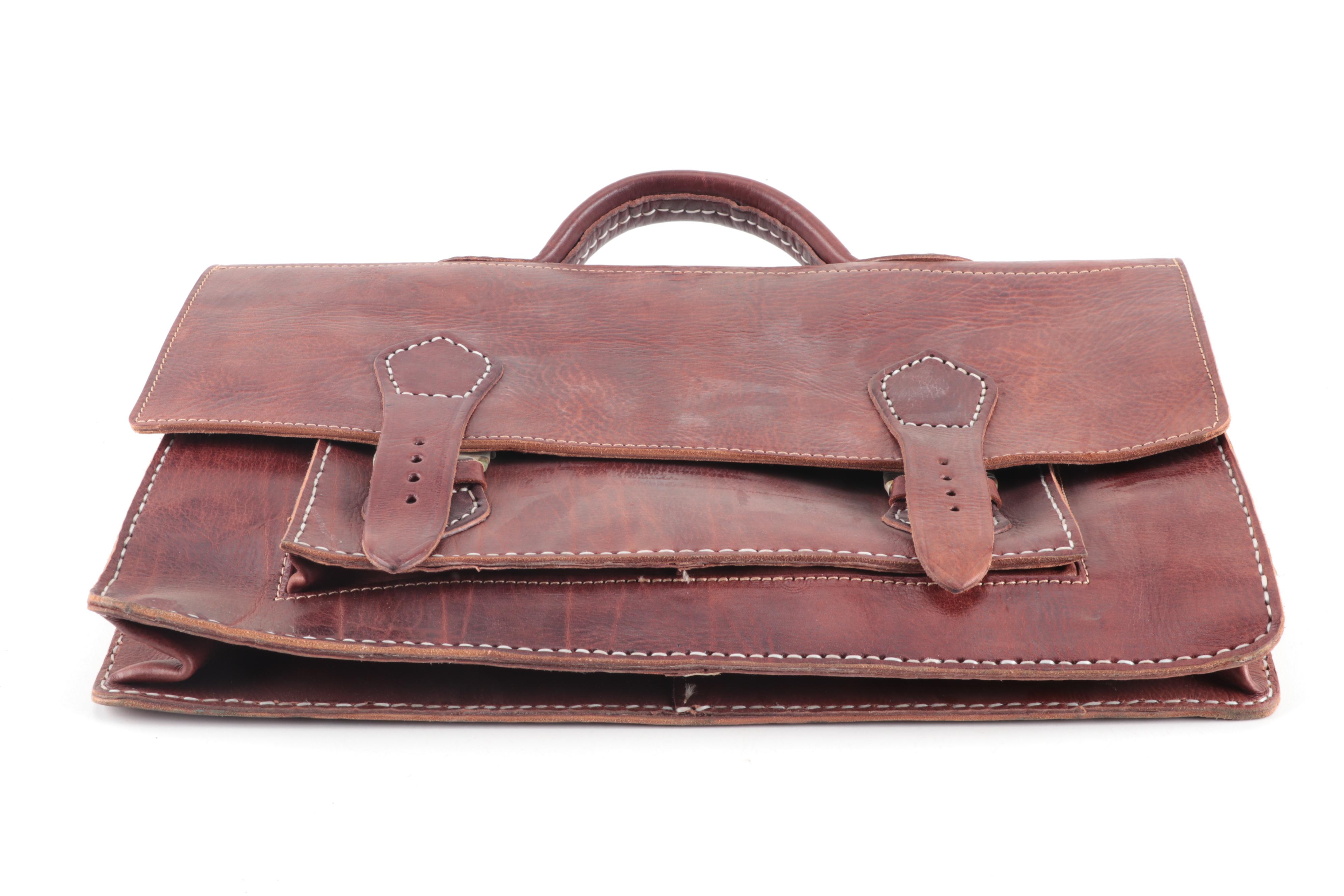 Vintage Inspired Leather Briefcases and Attaché Case