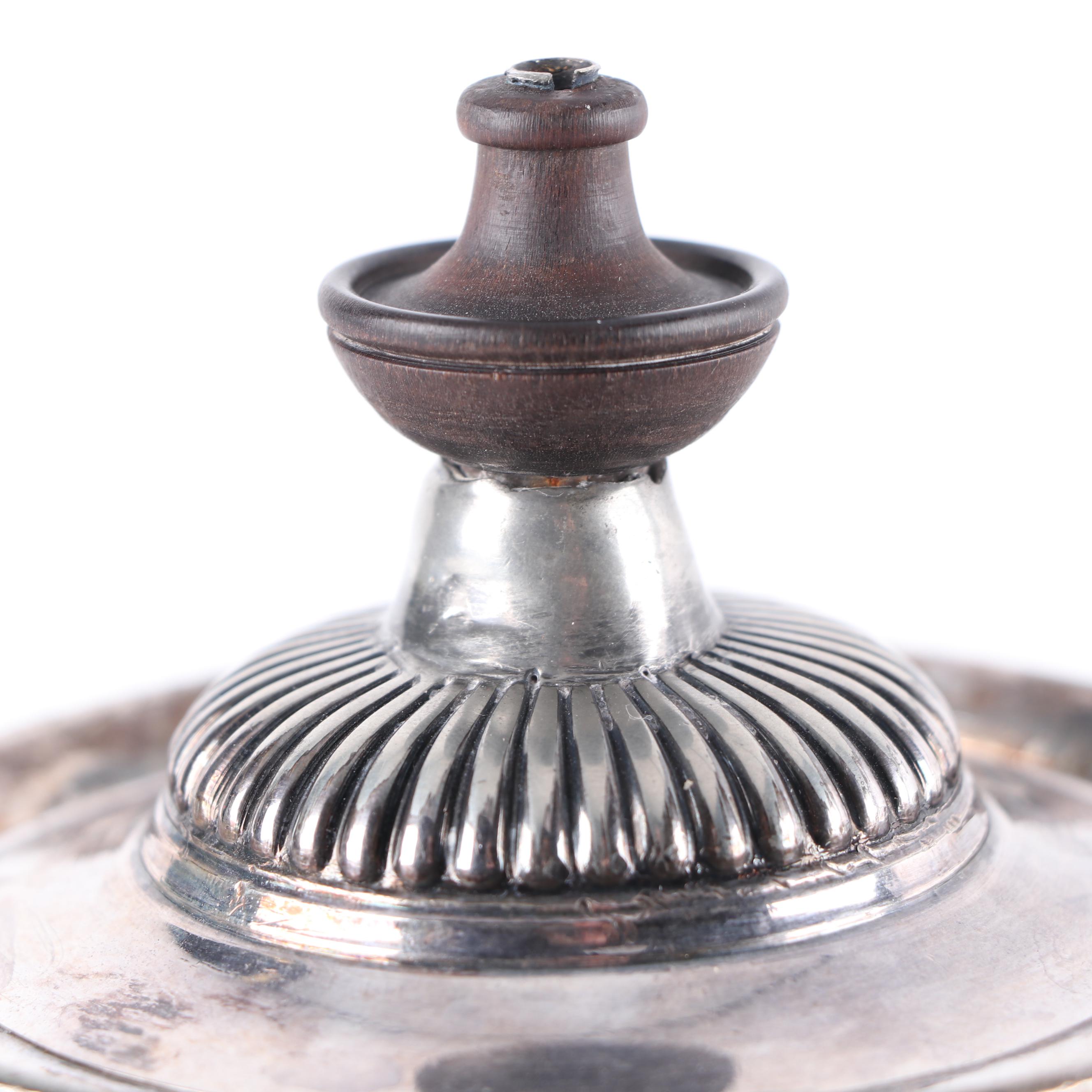 James Dixon & Sons English Silver Plate Self-Pouring Teapot, Late 19th Century