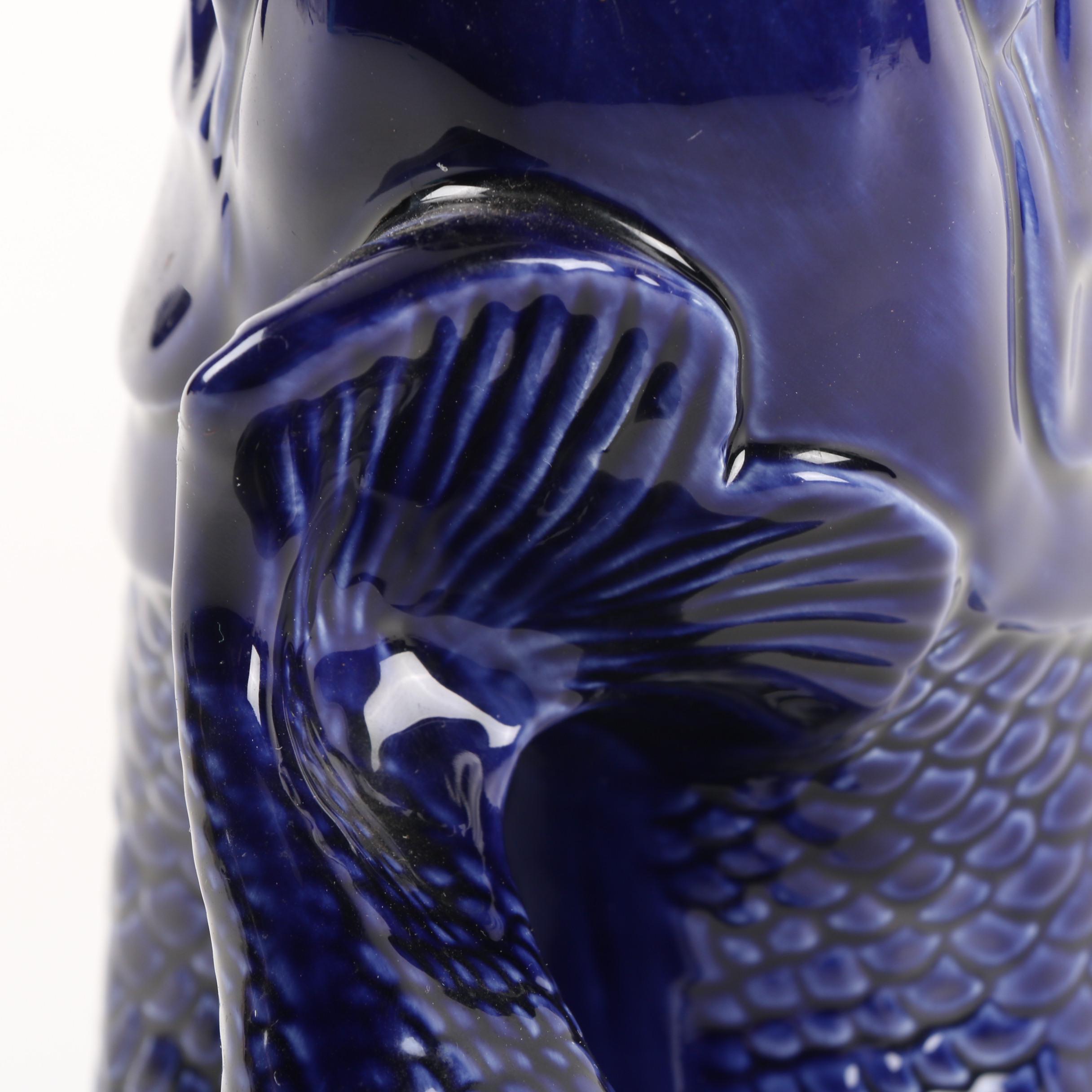 Vintage Dartmouth Devon England Pottery "Gurgling Fish" Vase