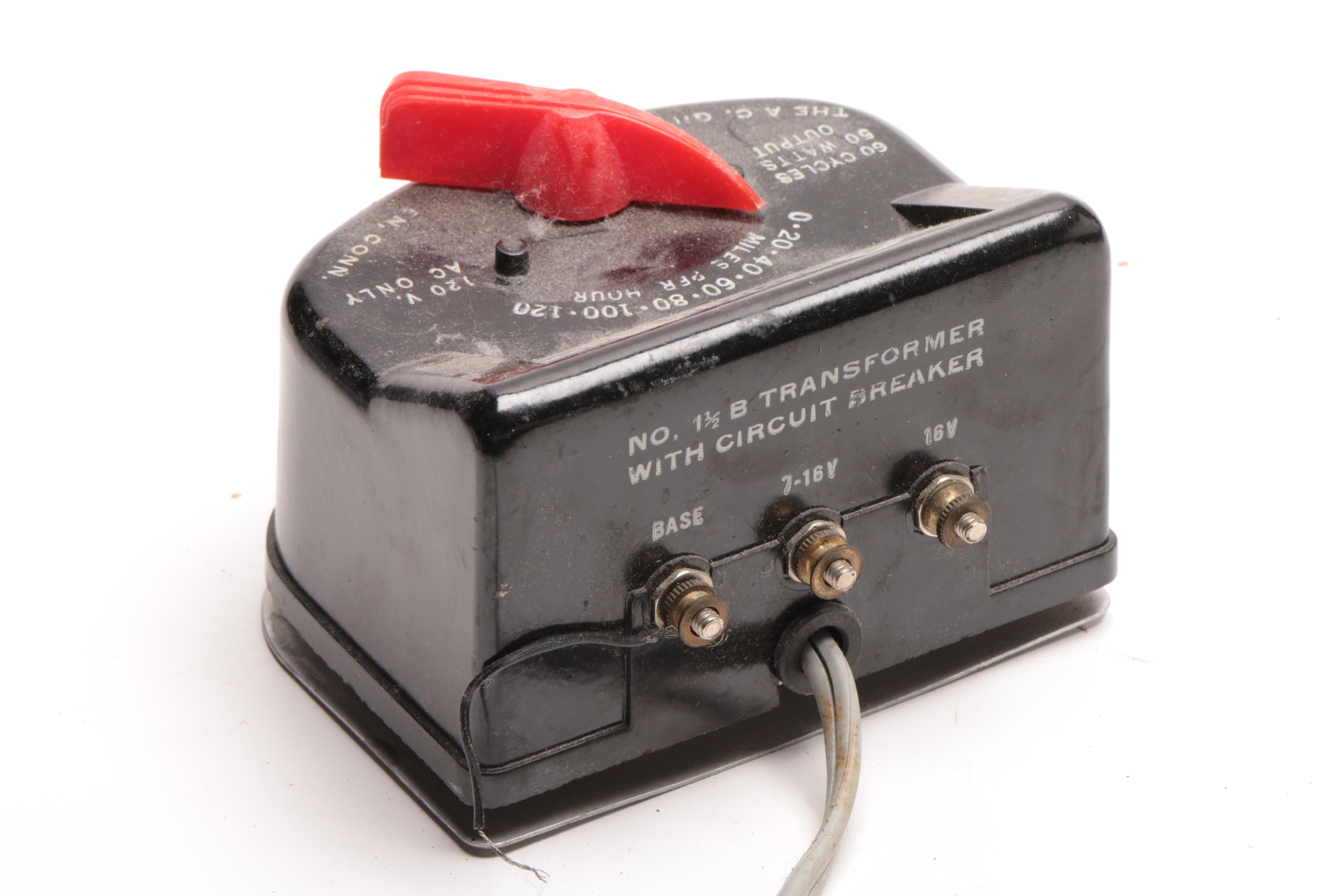 Model Train Transformers Including Louis Marx, American Flyer and Lionel