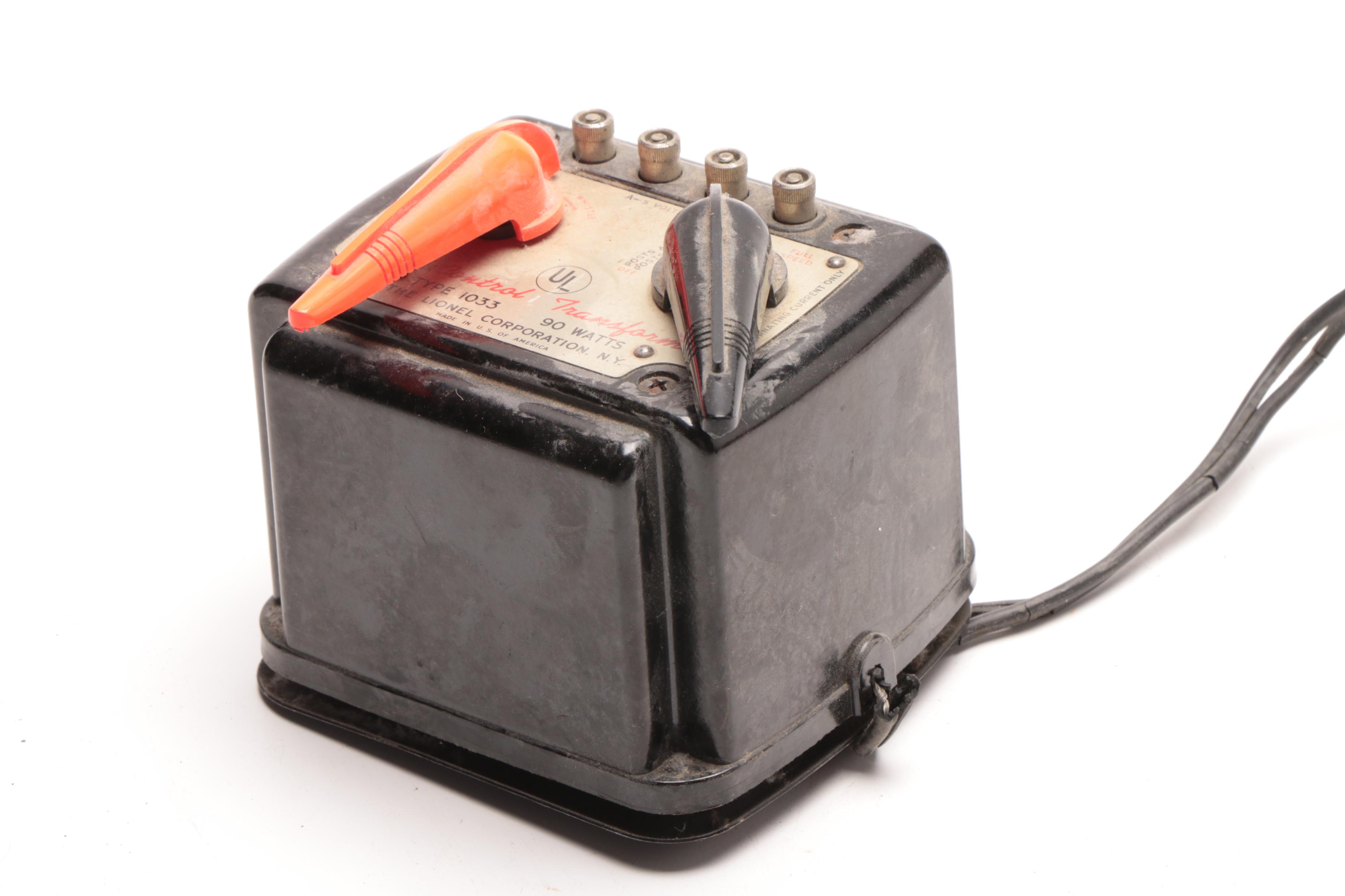 Model Train Transformers Including Louis Marx, American Flyer and Lionel