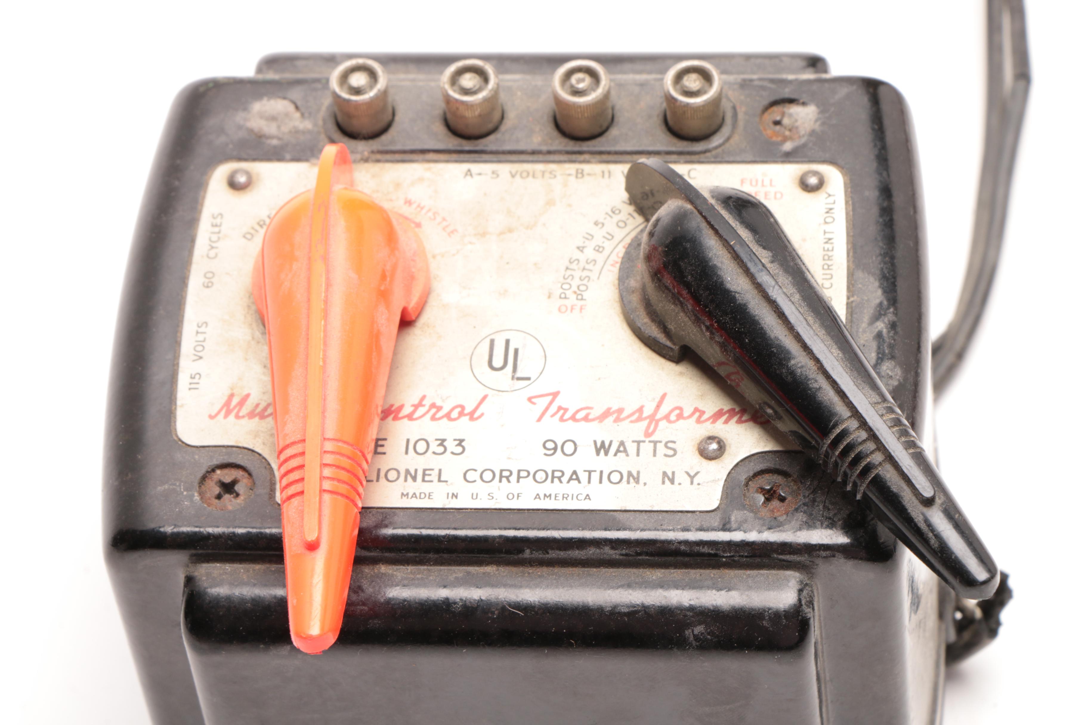 Model Train Transformers Including Louis Marx, American Flyer and Lionel