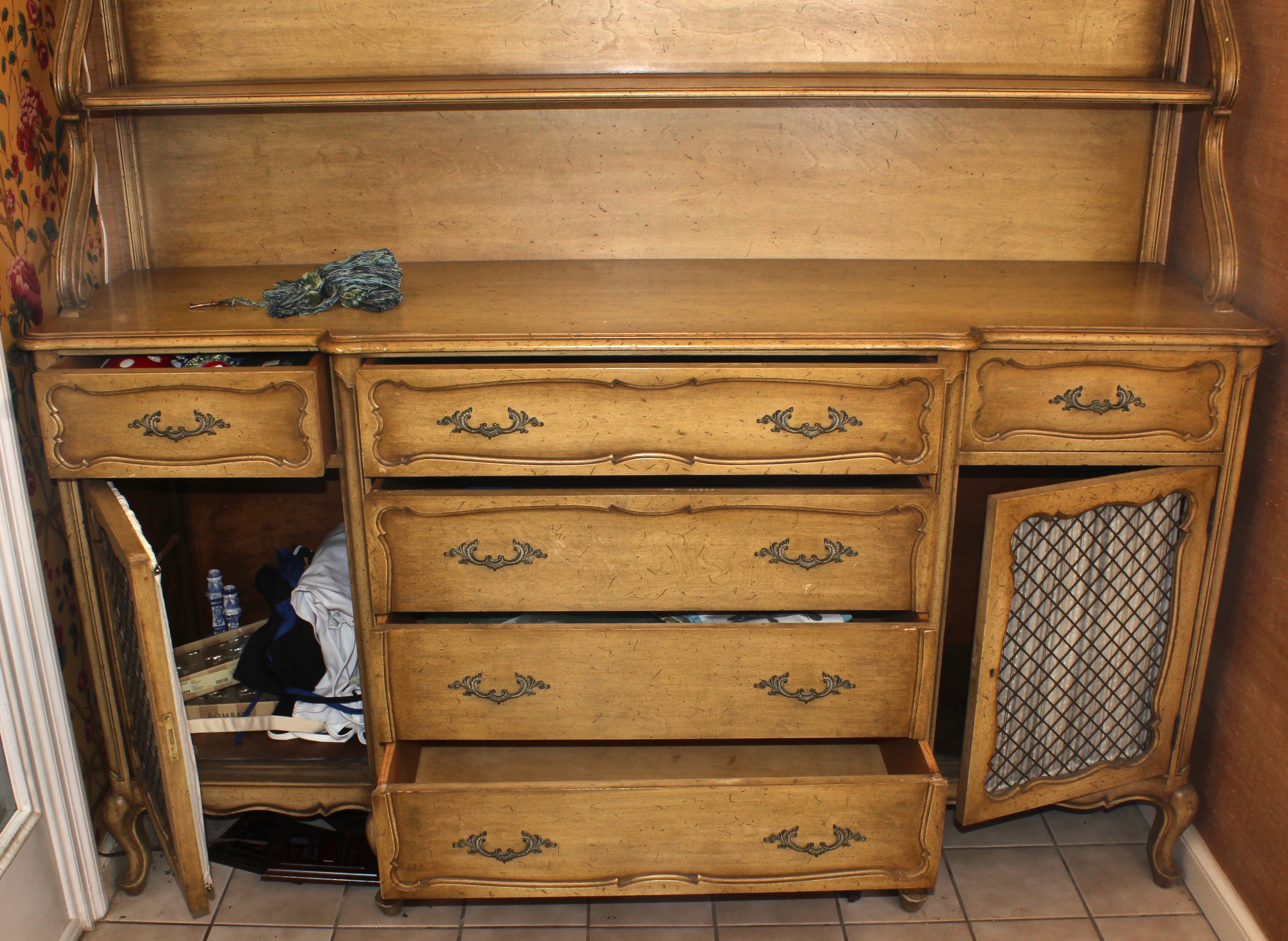 Vintage Wooden Hutch