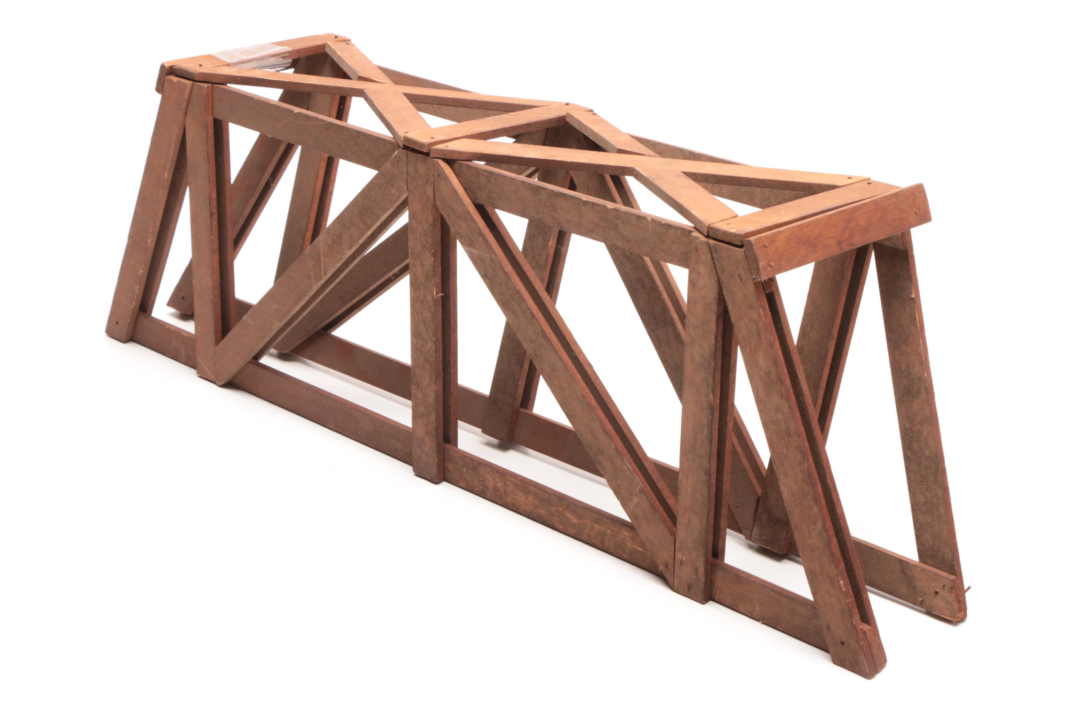 Mid Century O Gauge Train Bridges and Track