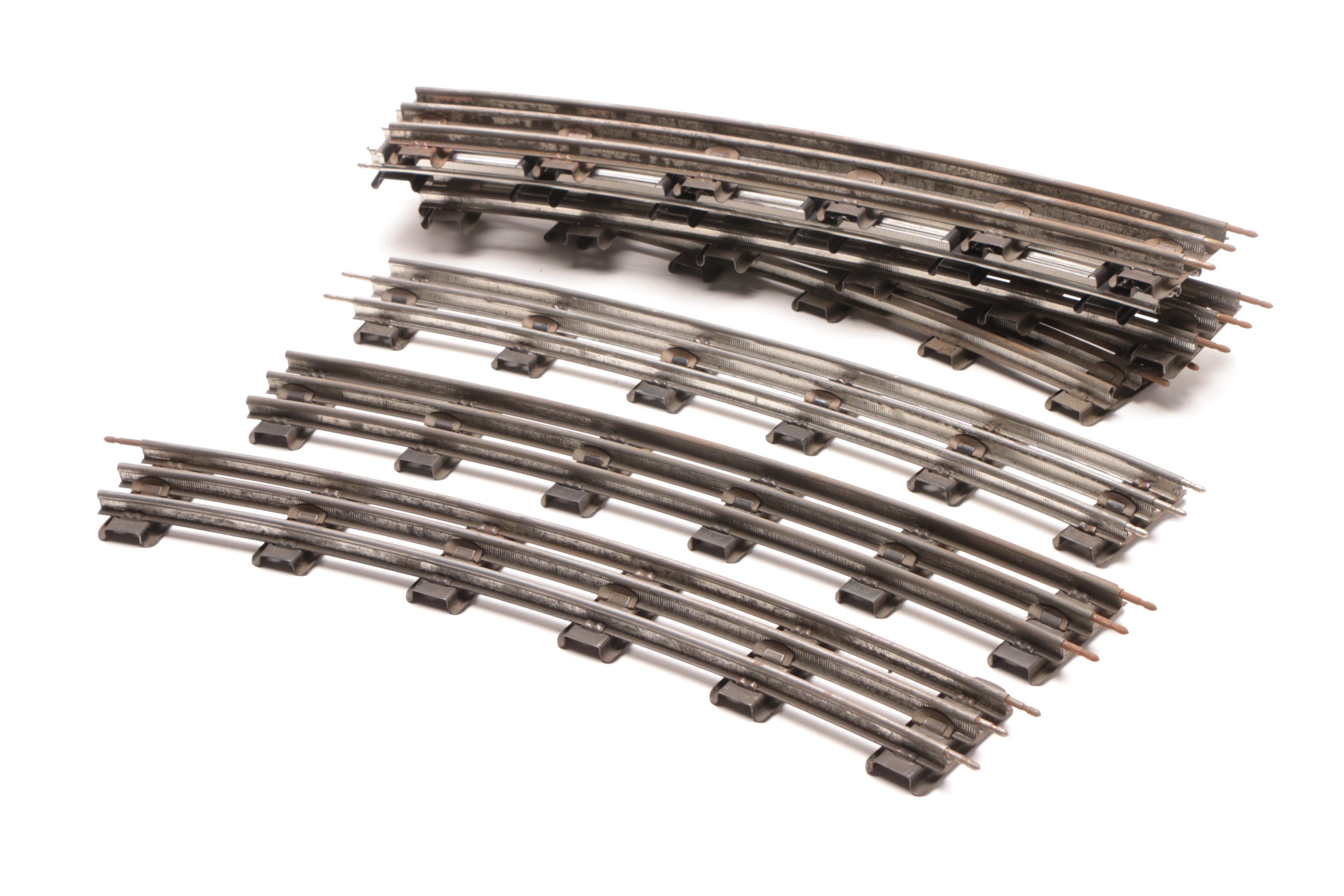 Mid Century O Gauge Train Bridges and Track