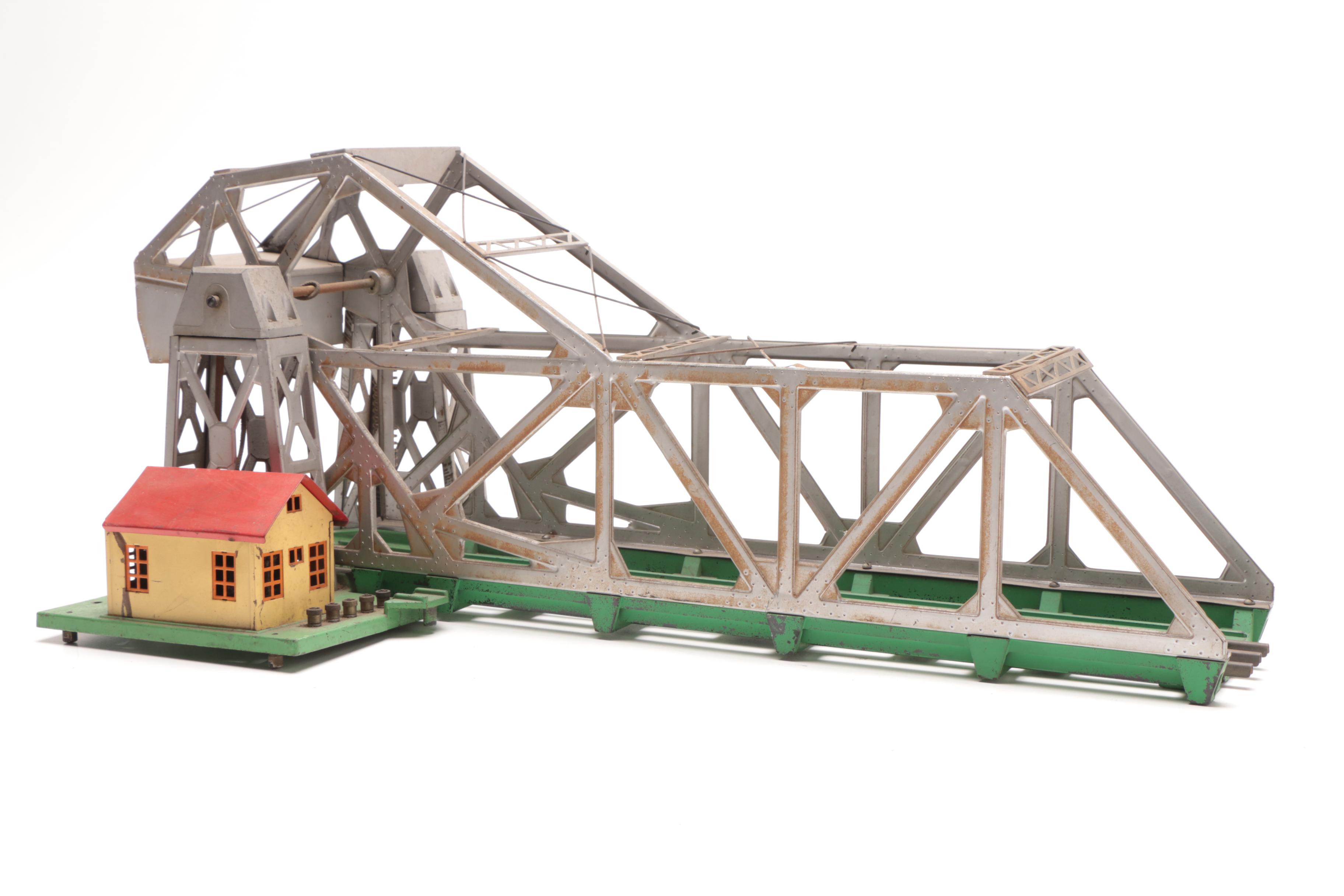 Mid Century O Gauge Train Bridges and Track