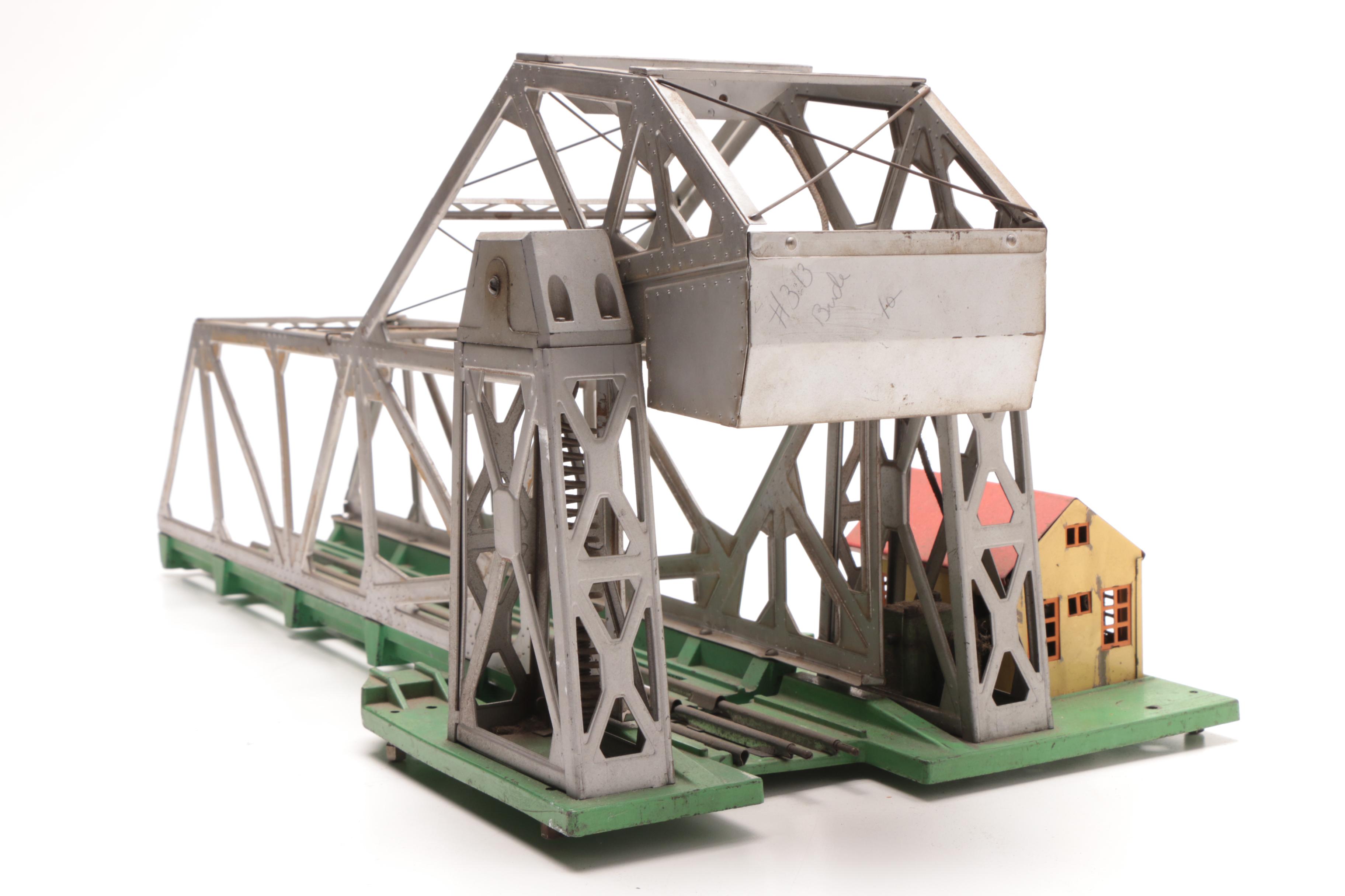 Mid Century O Gauge Train Bridges and Track