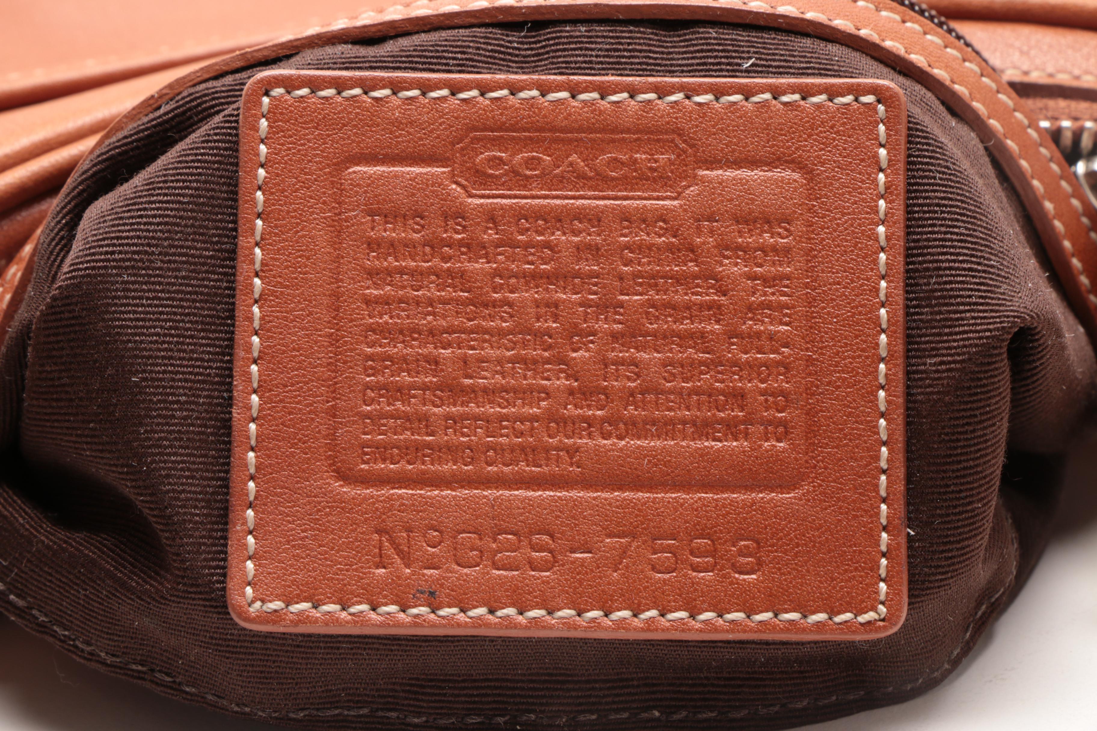 Coach Leather Mambo Crossbody Bag and Hampton Demi Hobo Bag