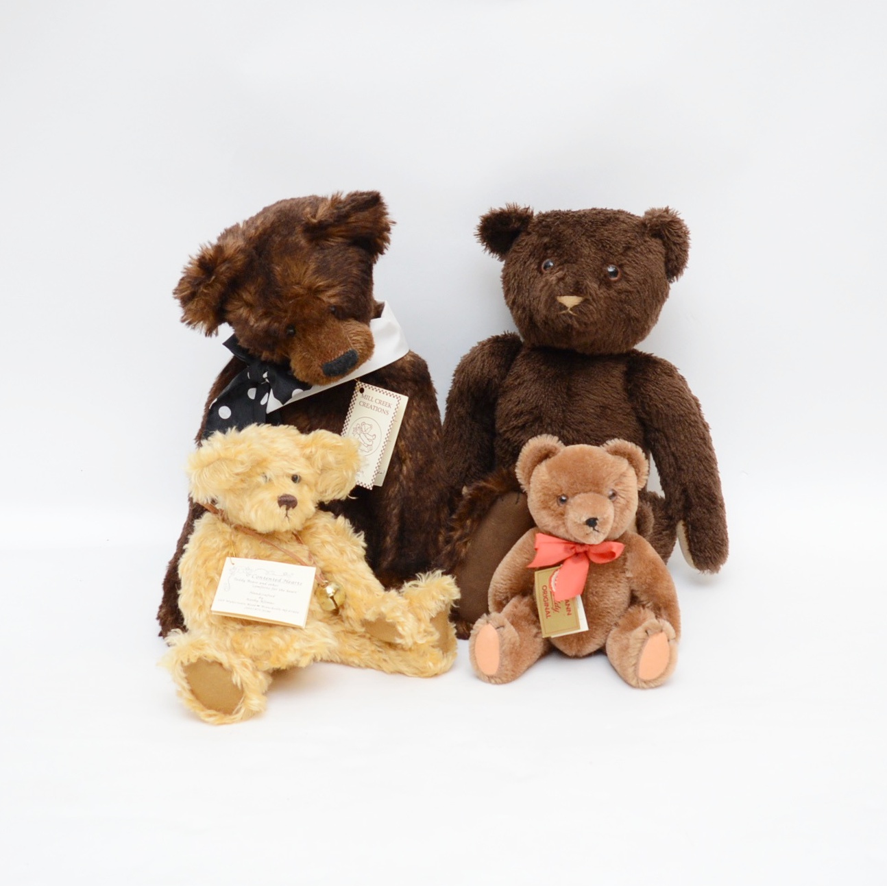 Mill Creek Mohair Bear and Althans Artist Signed Plush Bear