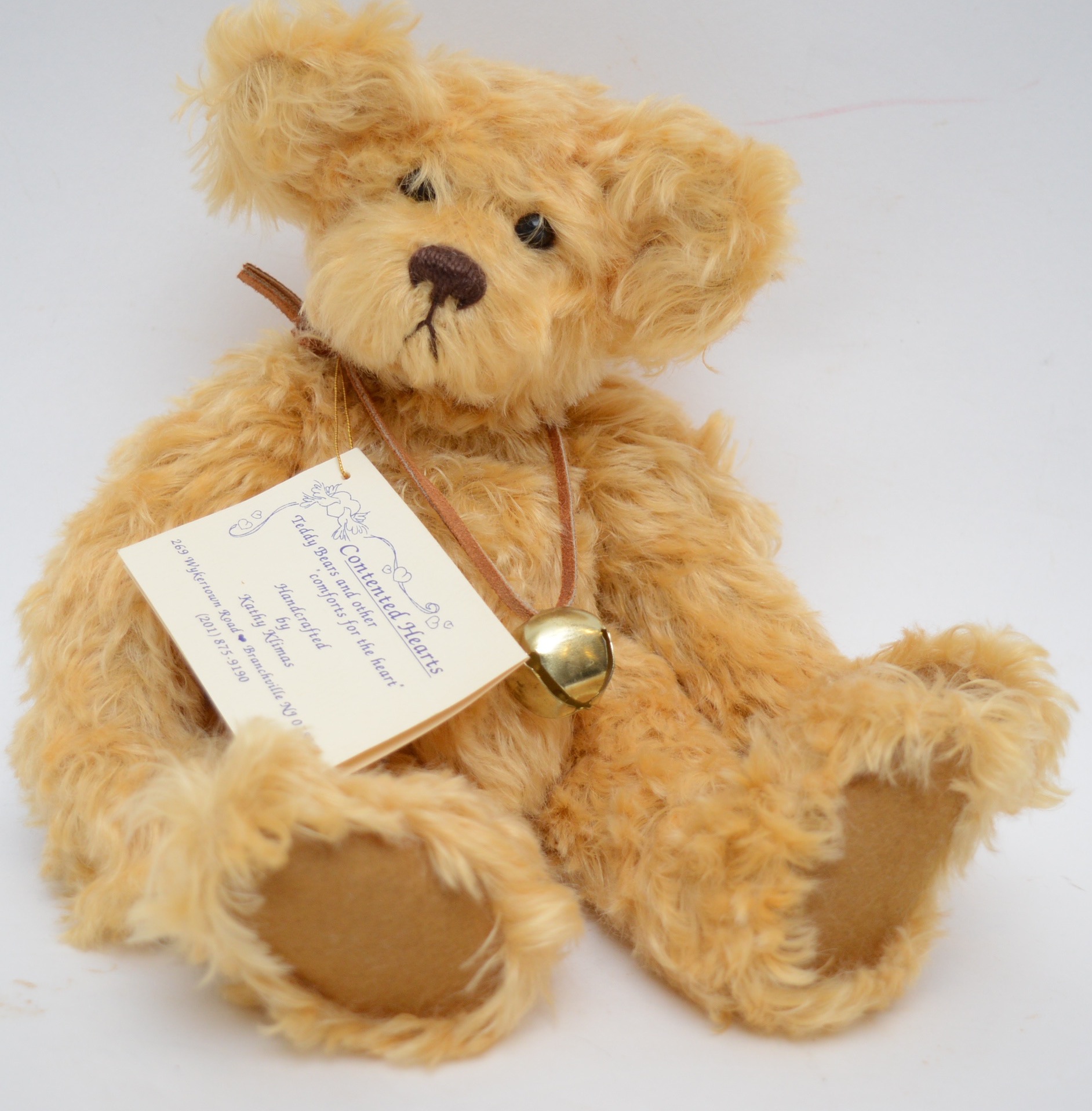 Mill Creek Mohair Bear and Althans Artist Signed Plush Bear