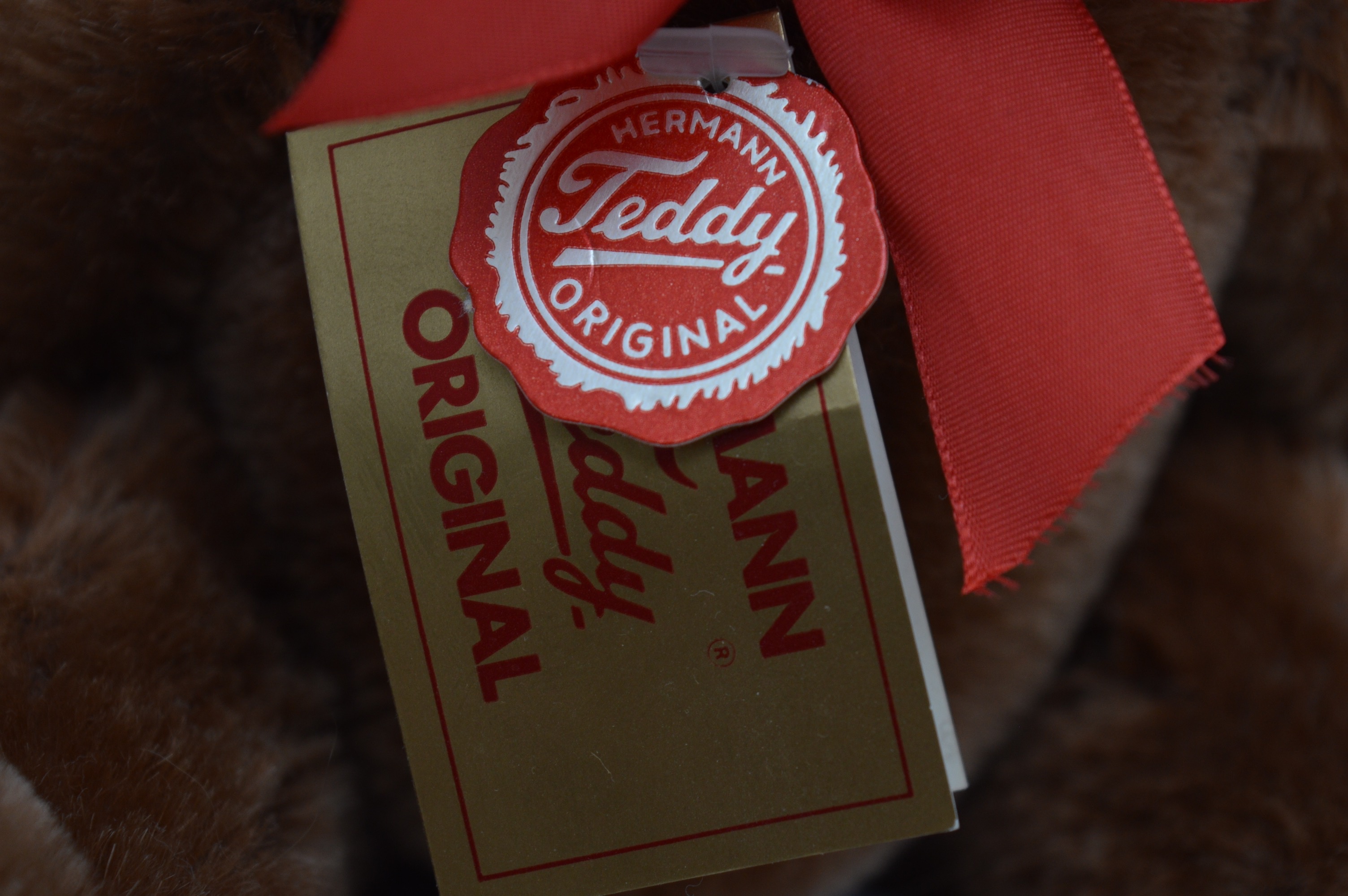 Mill Creek Mohair Bear and Althans Artist Signed Plush Bear