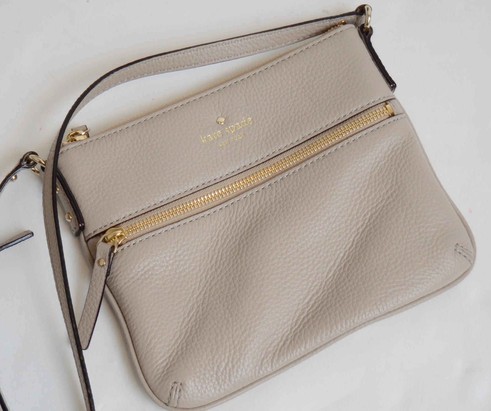 Kate Spade New York Cameron Street Byrdie Plaid Crossbody and Leather Crossbody