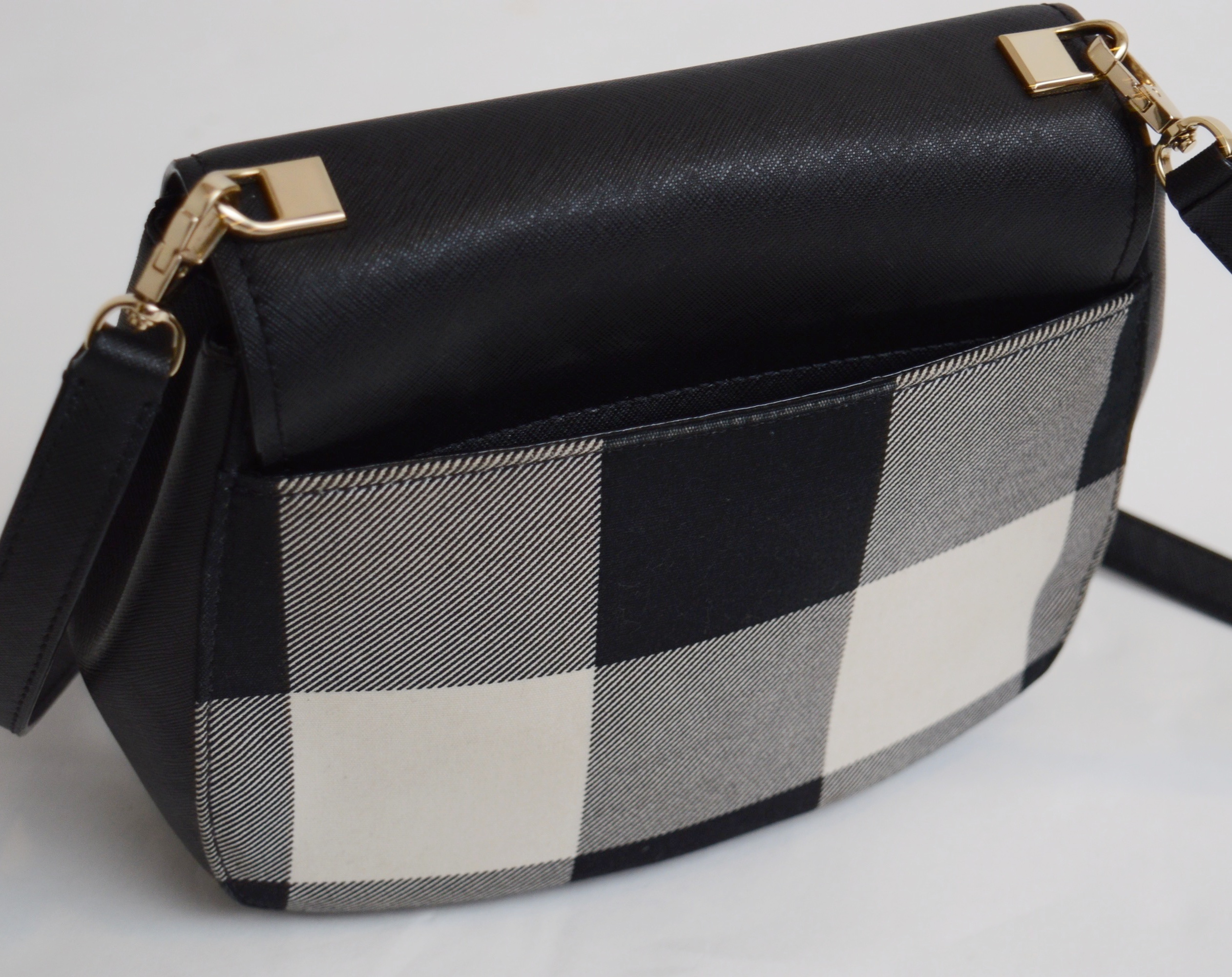 Kate Spade New York Cameron Street Byrdie Plaid Crossbody and Leather Crossbody