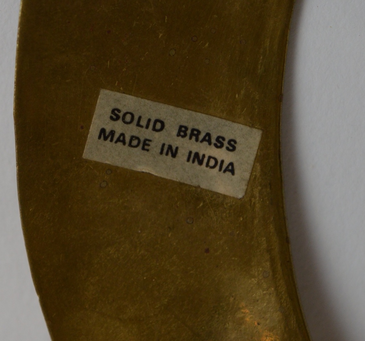 Brass Choker with Polished Jasper Stone and Broad Cuff Bracelet