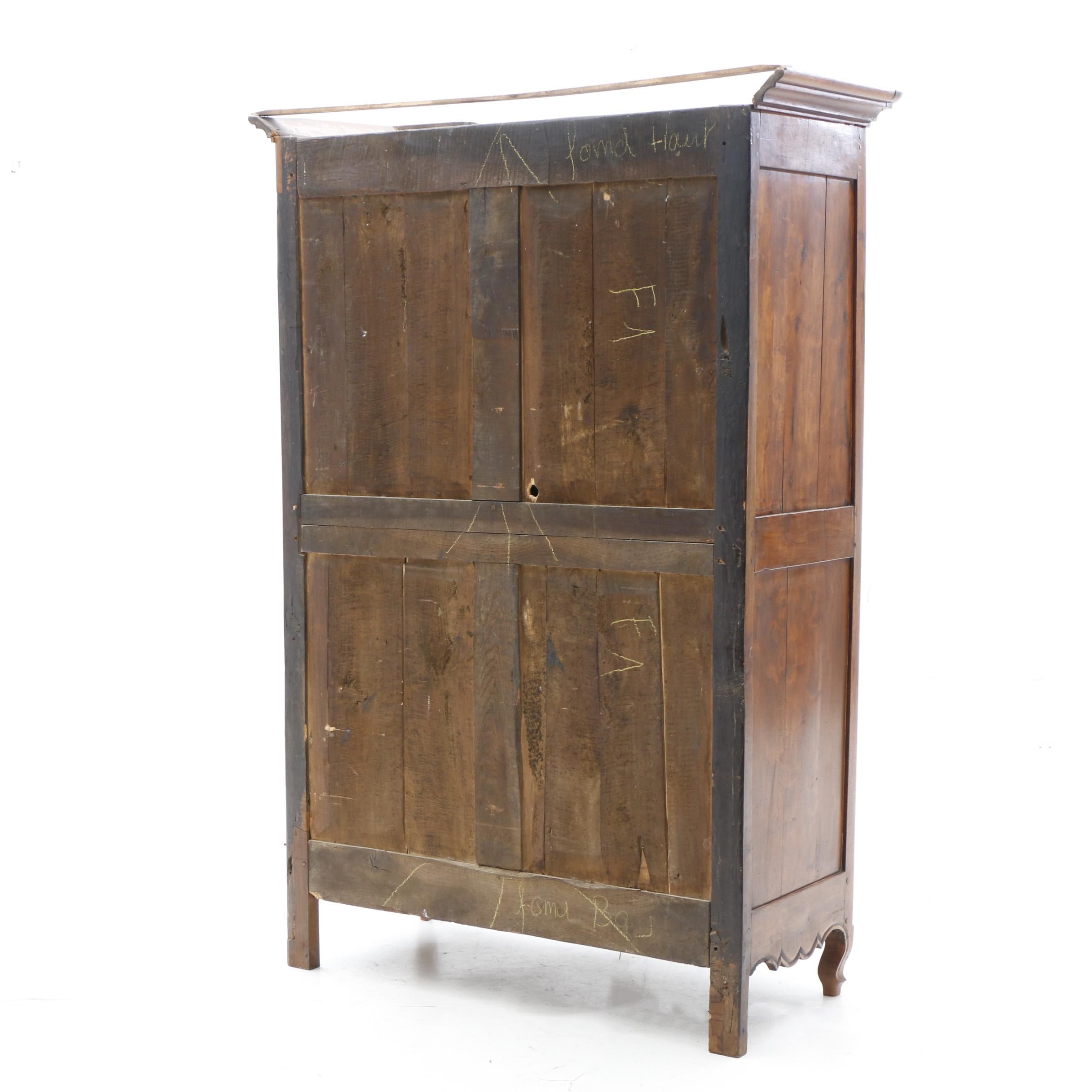 Louis XV Fruitwood Armoire, Early 19th Century