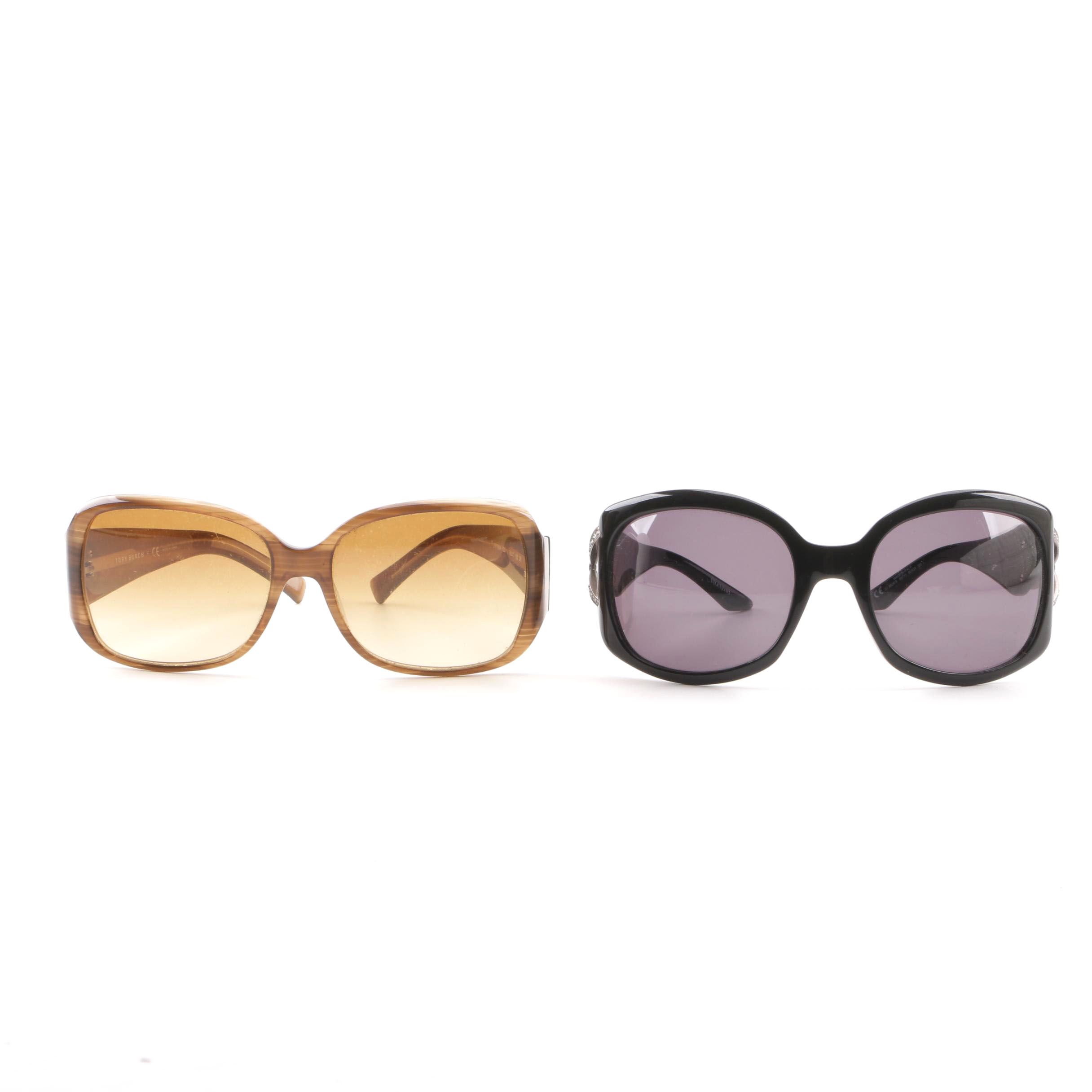 Valentino and Tory Burch Square Shaped Sunglasses