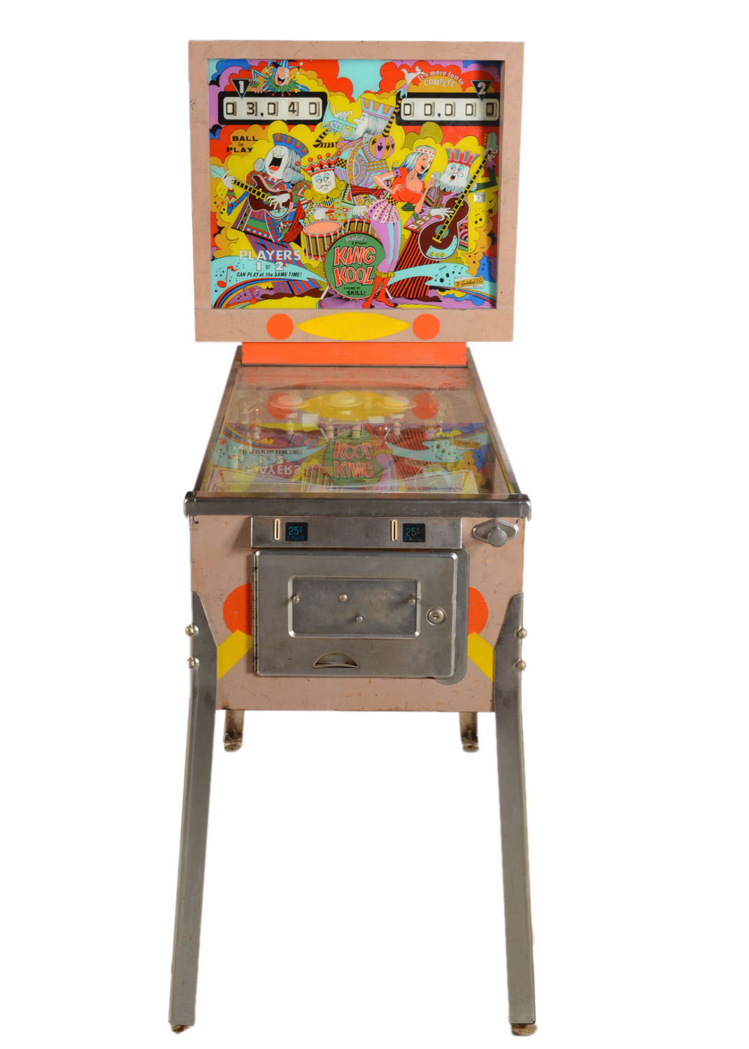 1972 "King Kool" Pinball Machine by Gottlieb