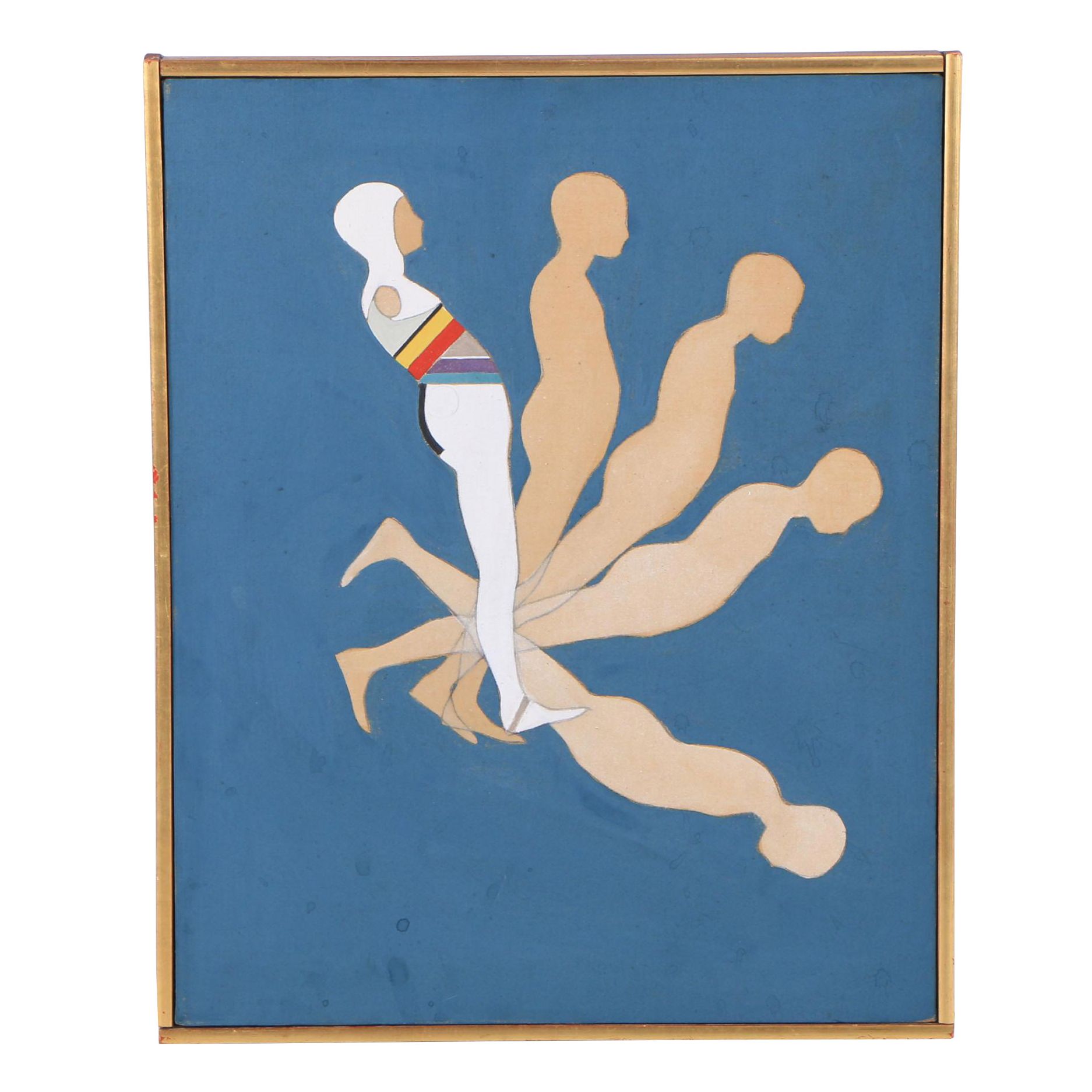 Ernest Tino Trova Oil Painting from "Falling Man Series"