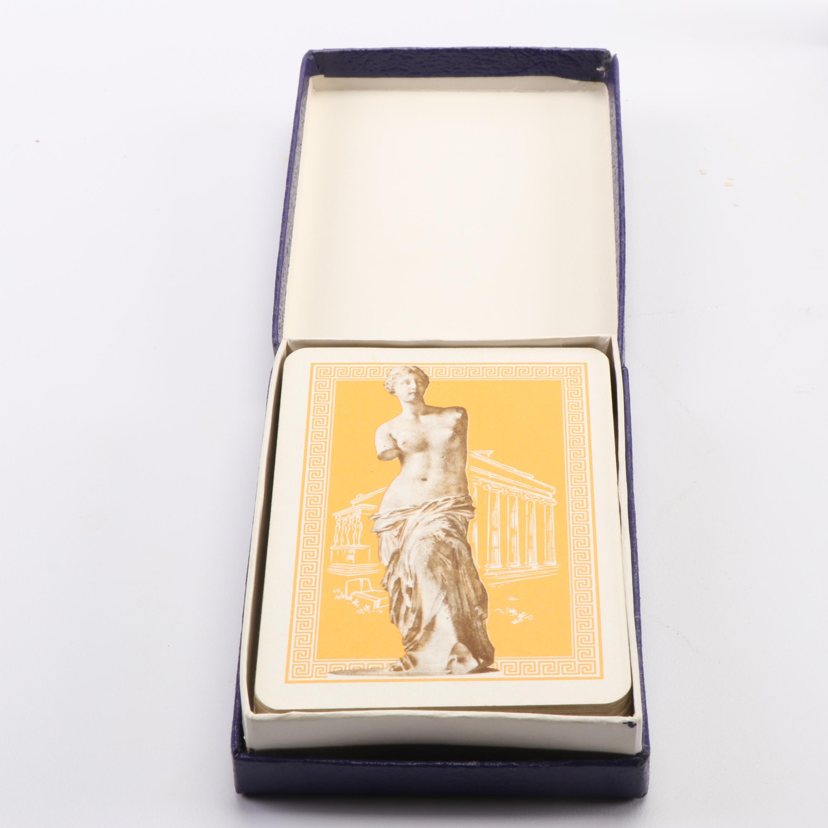 1983 French Eroticartes after Pino Zac and Piatnik Pin-up Model Playing Cards