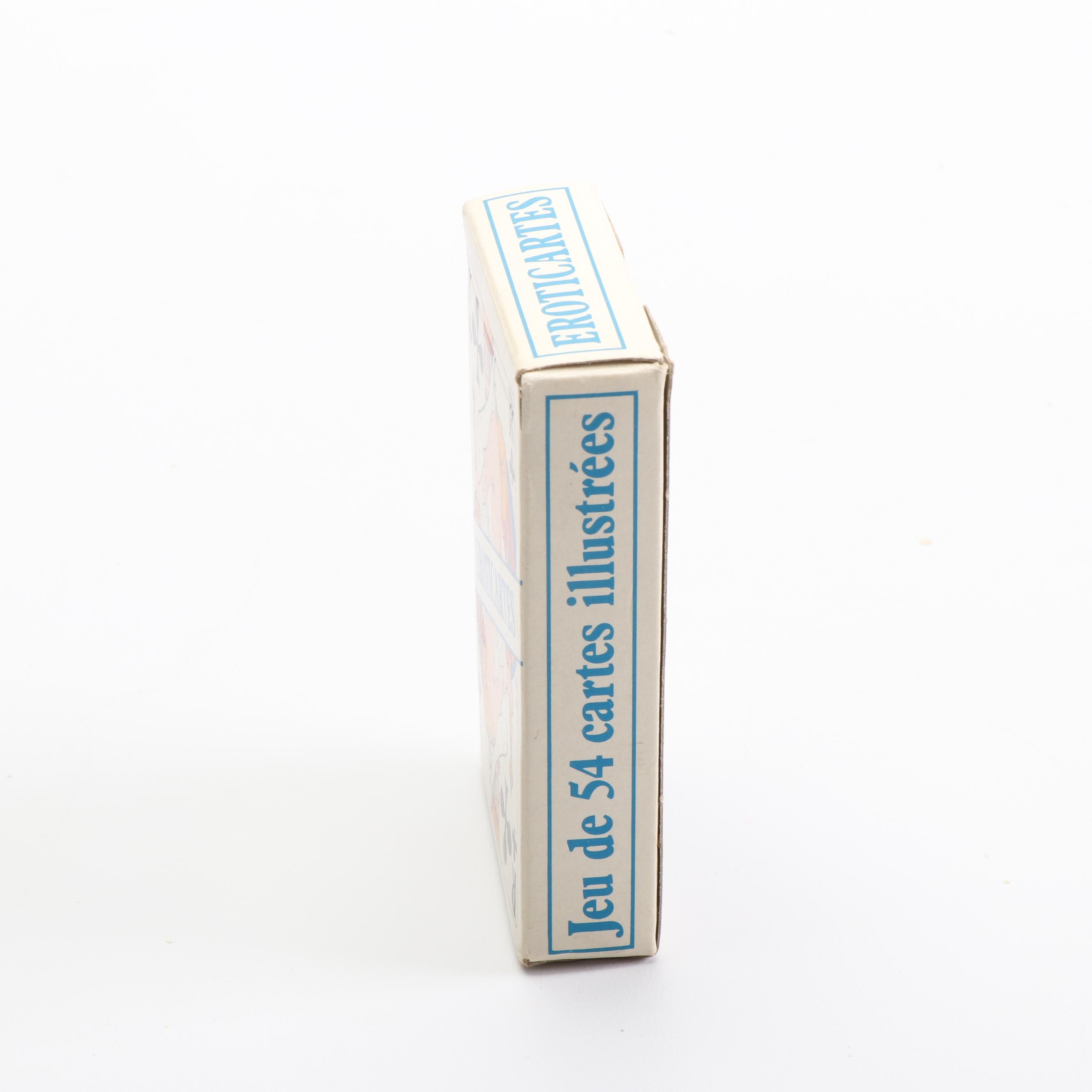 1983 French Eroticartes after Pino Zac and Piatnik Pin-up Model Playing Cards