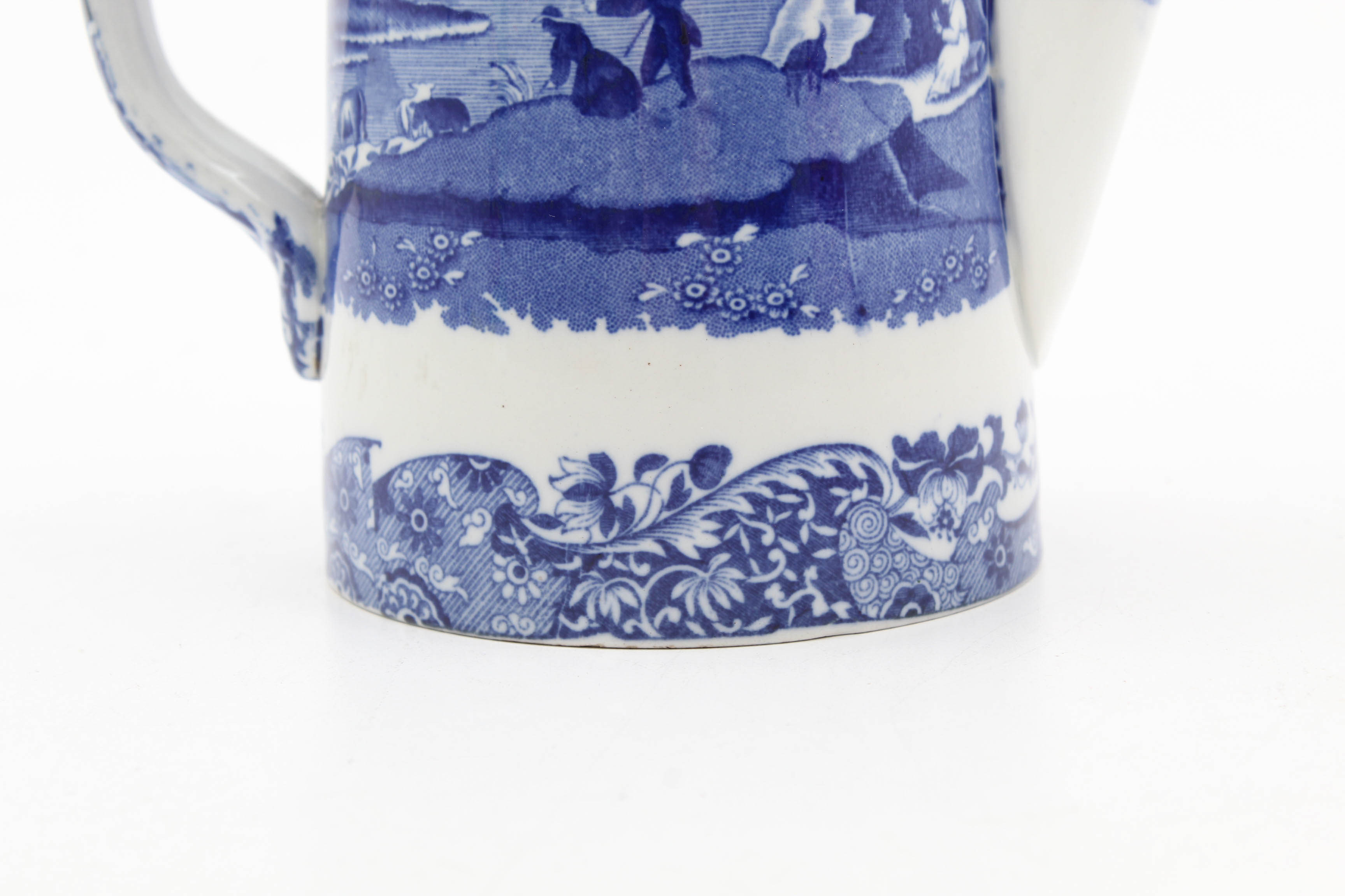 Copeland Spode "Italian" Blue Transferware Coffee Pot