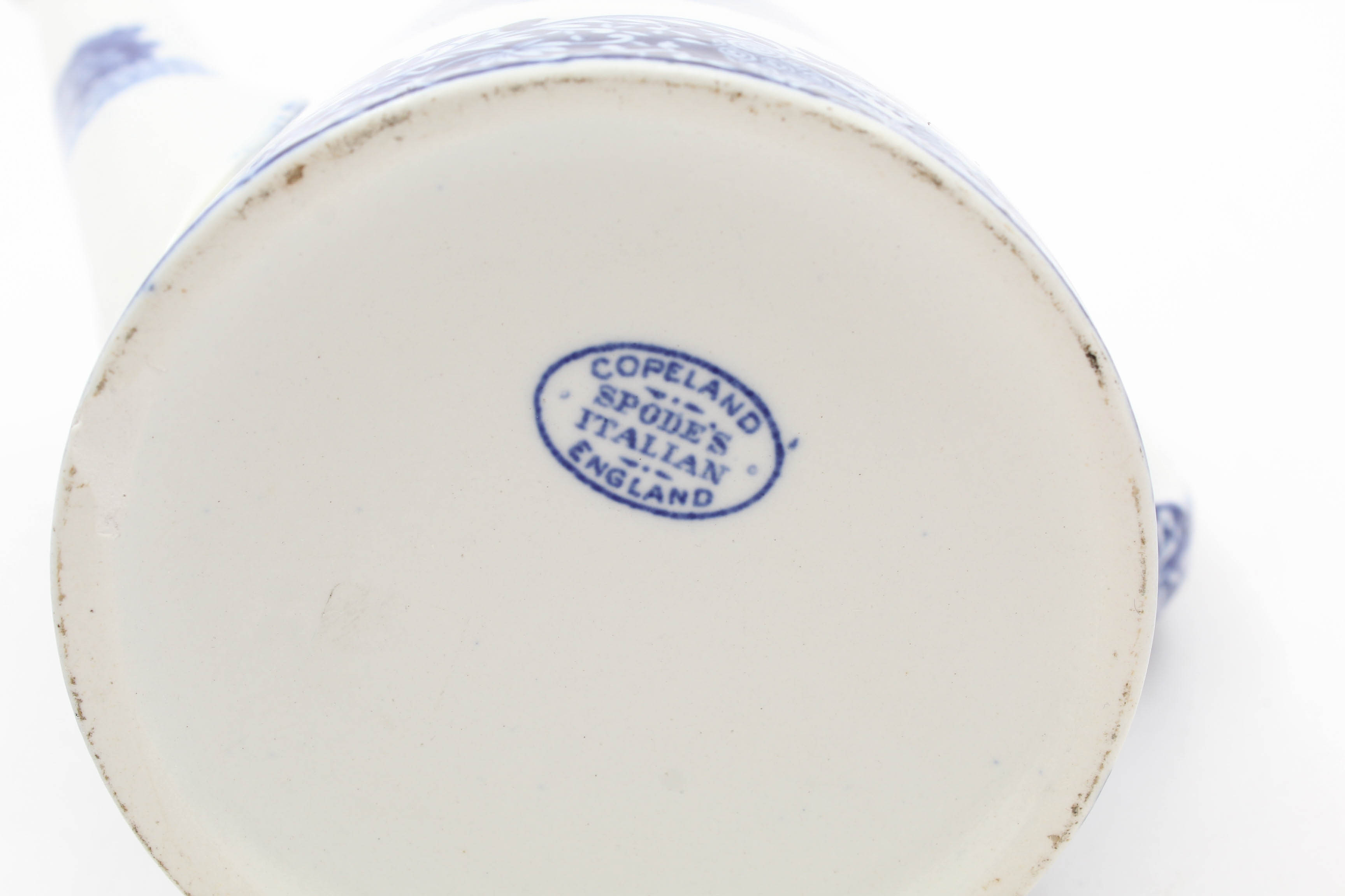 Copeland Spode "Italian" Blue Transferware Coffee Pot