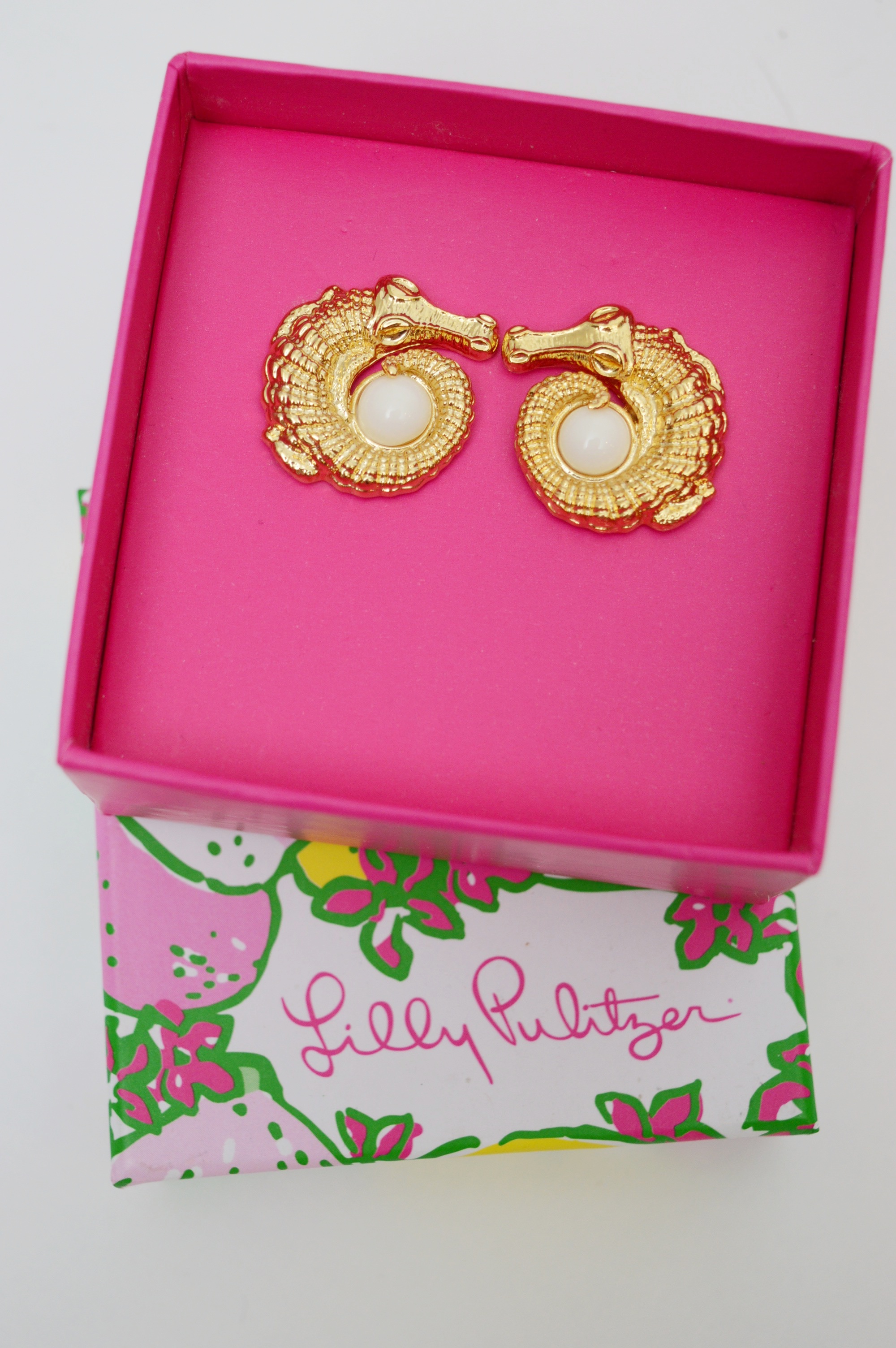Lilly Pulitzer Earrings, Make-up Bag and Swarovski Key Chains