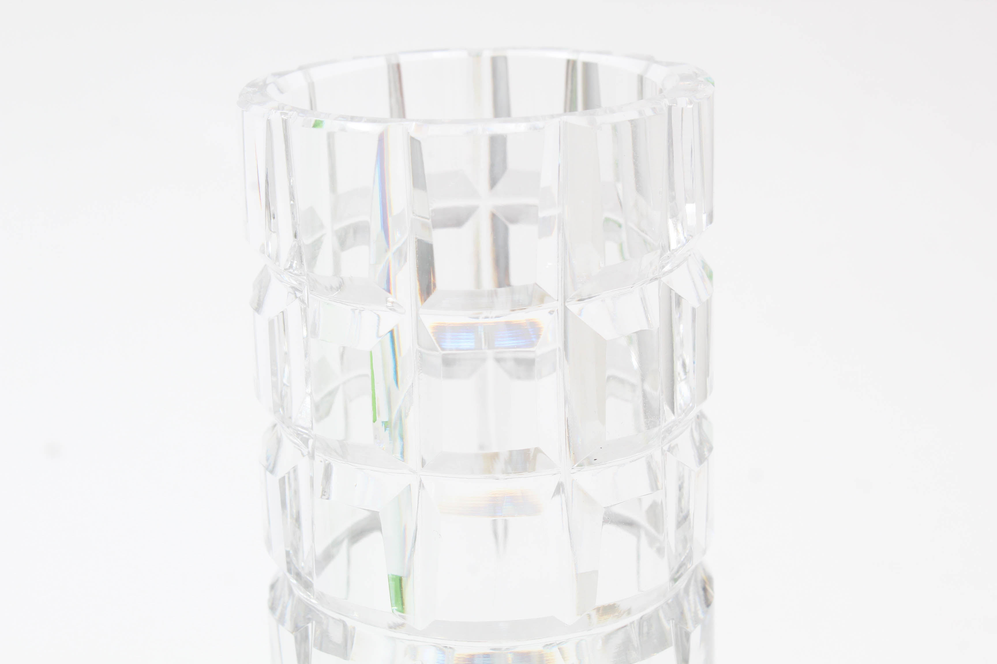 Vases Featuring Tom Chapman Hand-Blown Art Glass Vase