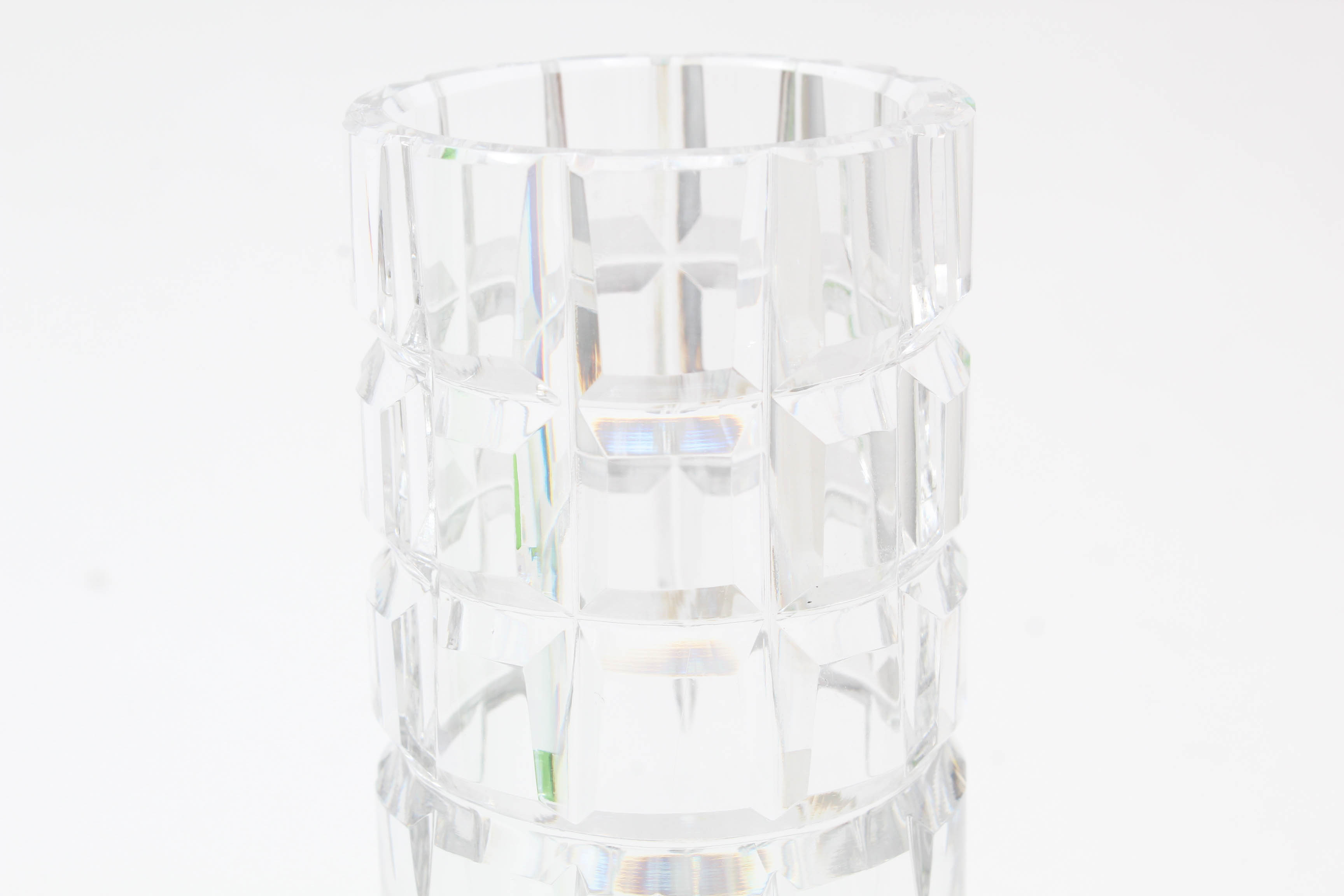 Vases Featuring Tom Chapman Hand-Blown Art Glass Vase