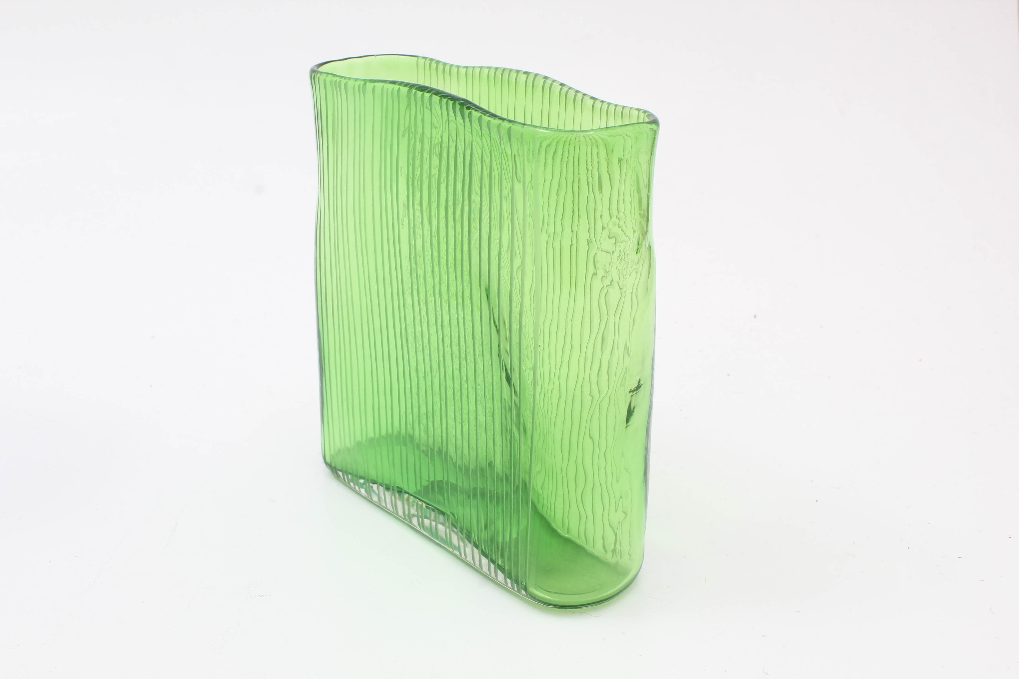 Vases Featuring Tom Chapman Hand-Blown Art Glass Vase