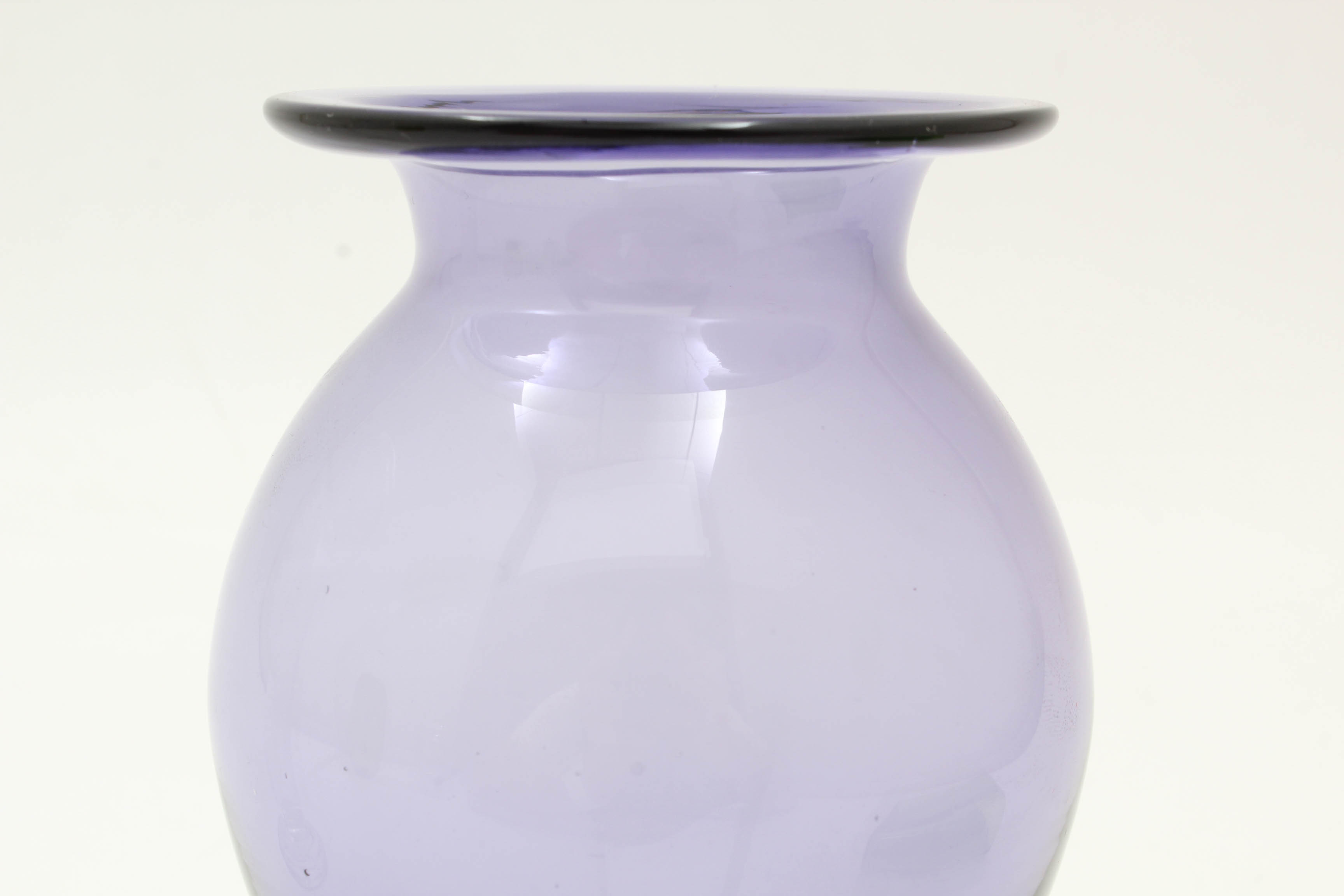 Vases Featuring Tom Chapman Hand-Blown Art Glass Vase