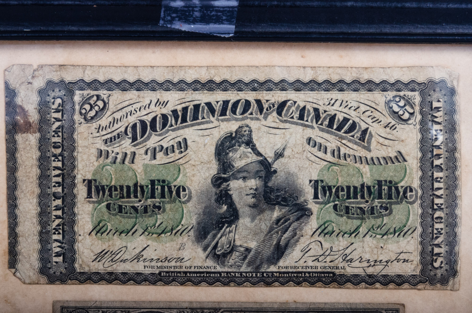 United States and Canada Fractional Currency Notes