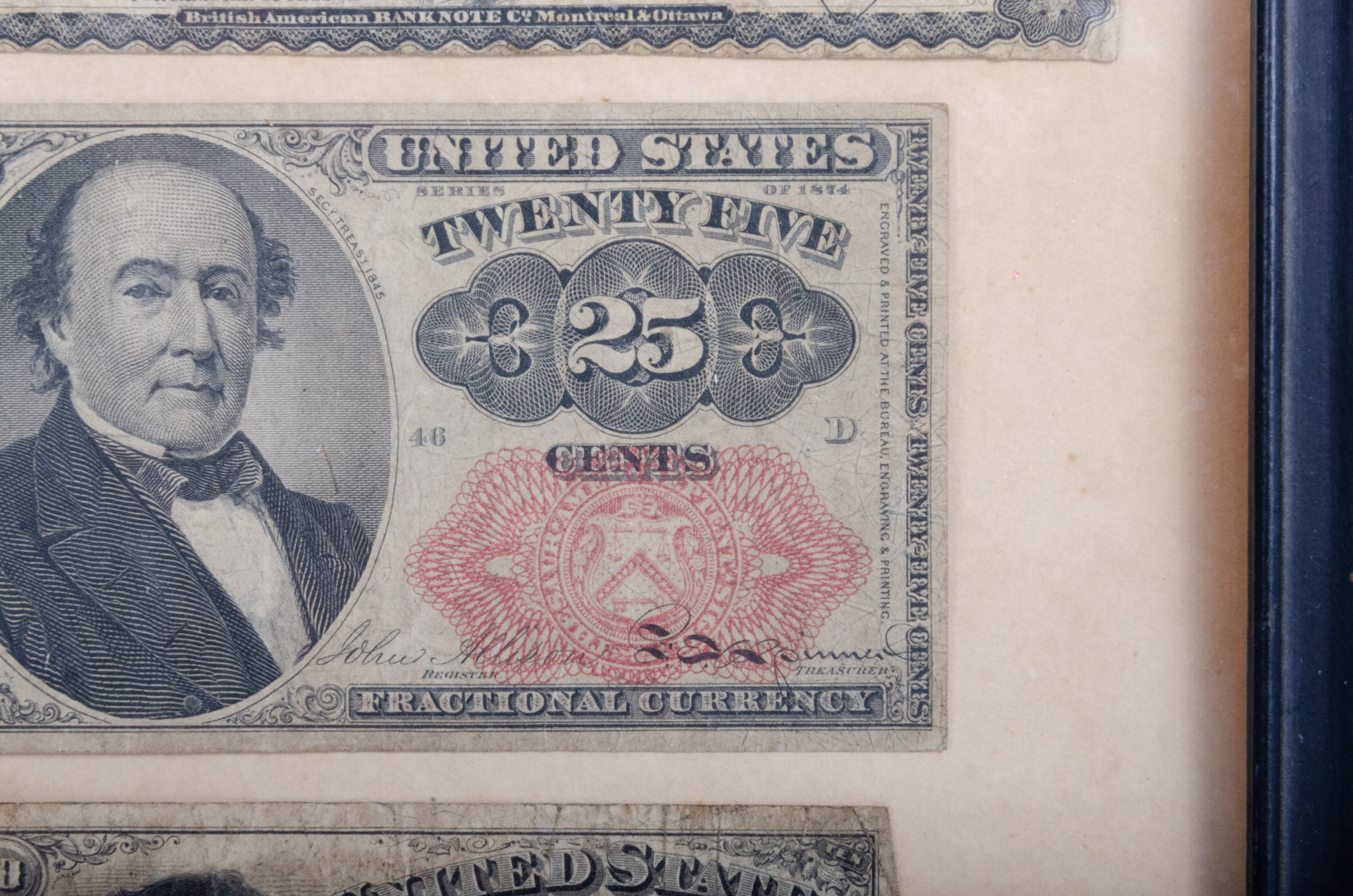 United States and Canada Fractional Currency Notes