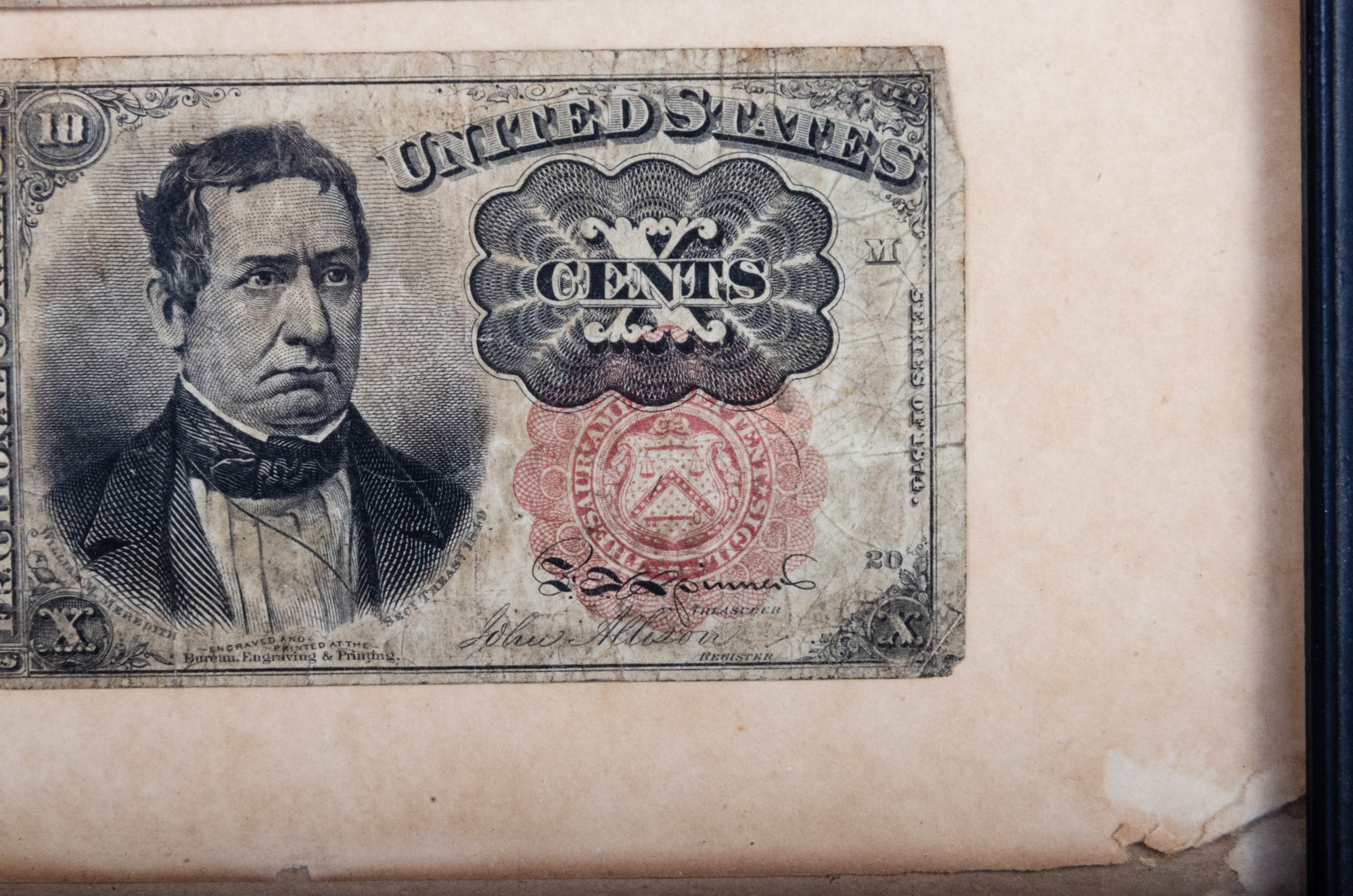 United States and Canada Fractional Currency Notes