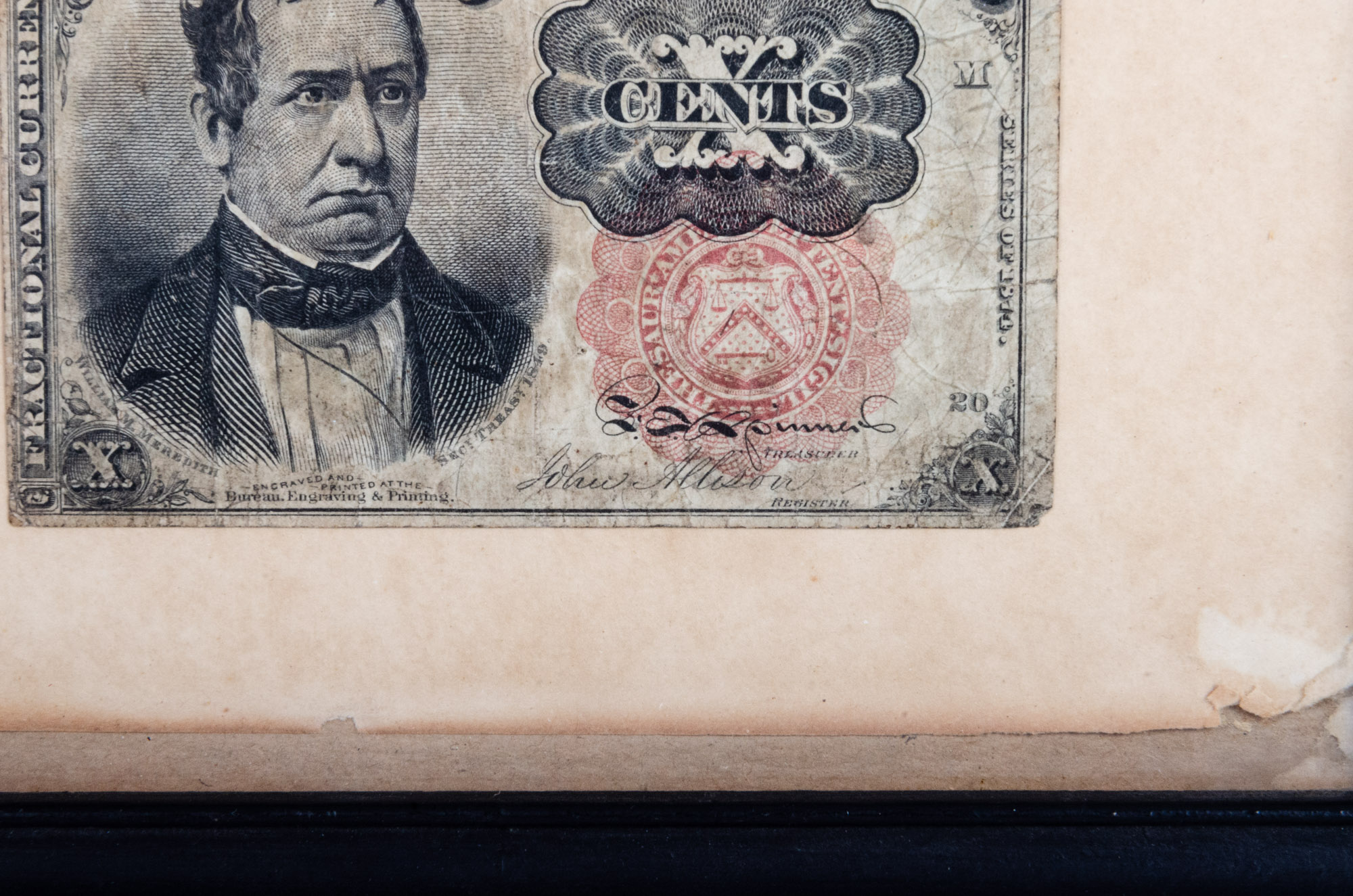 United States and Canada Fractional Currency Notes