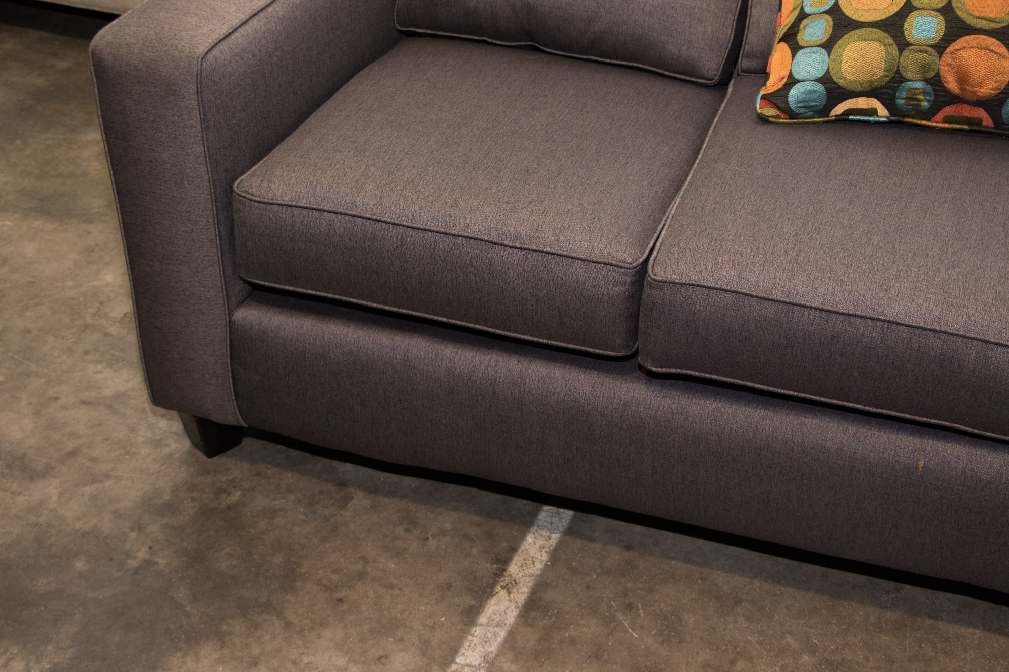 Contemporary Upholstered Sofa by Fushion