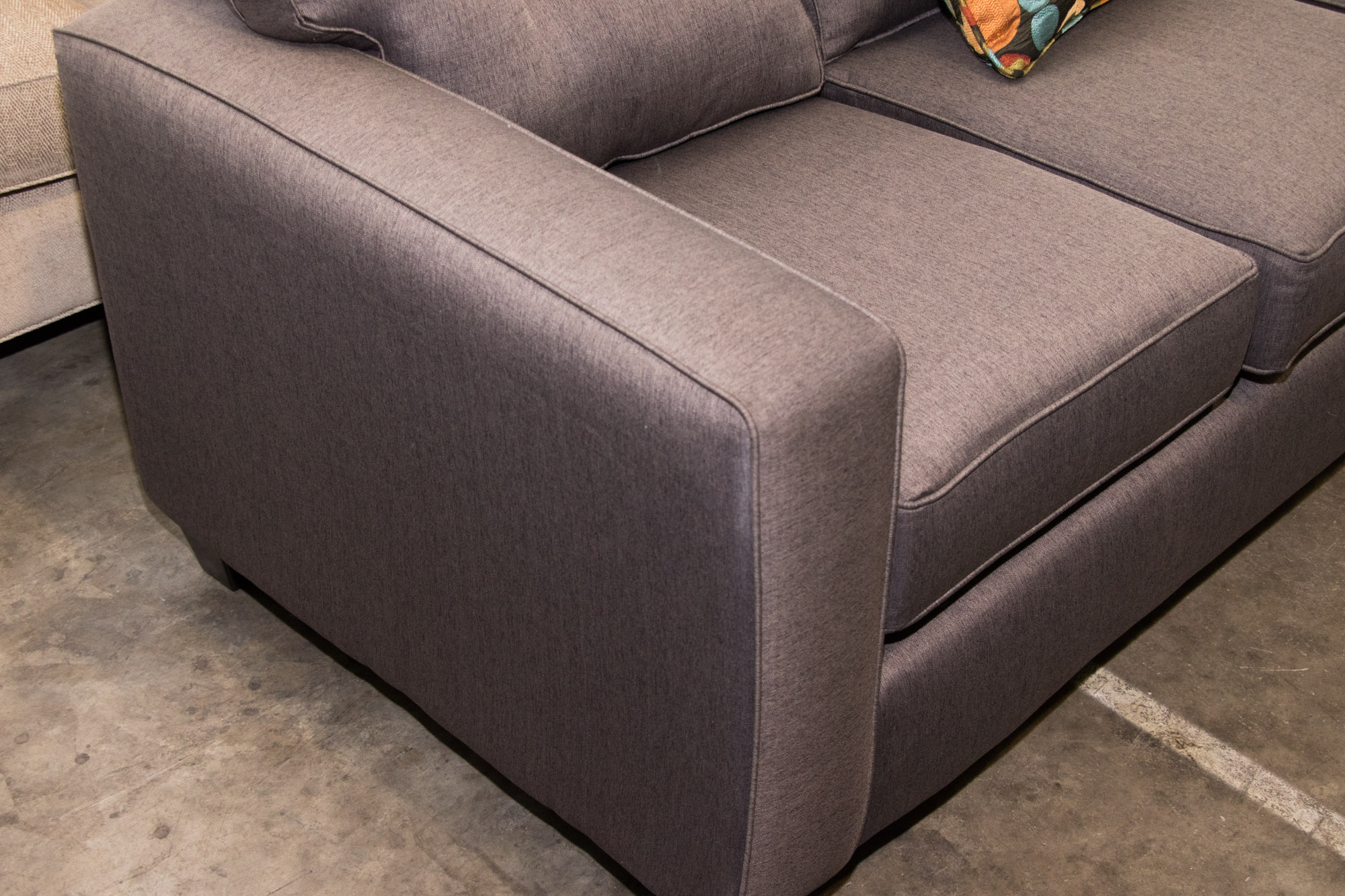 Contemporary Upholstered Sofa by Fushion