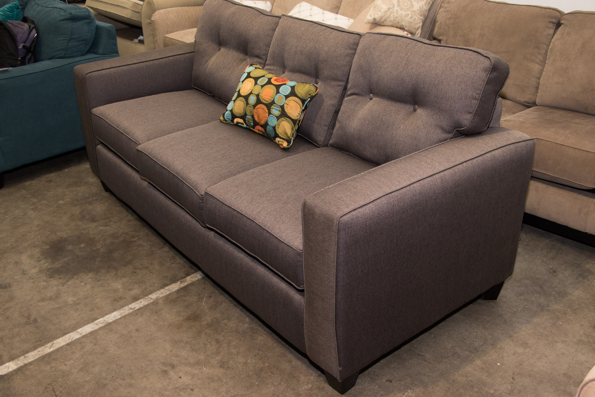 Contemporary Upholstered Sofa by Fushion